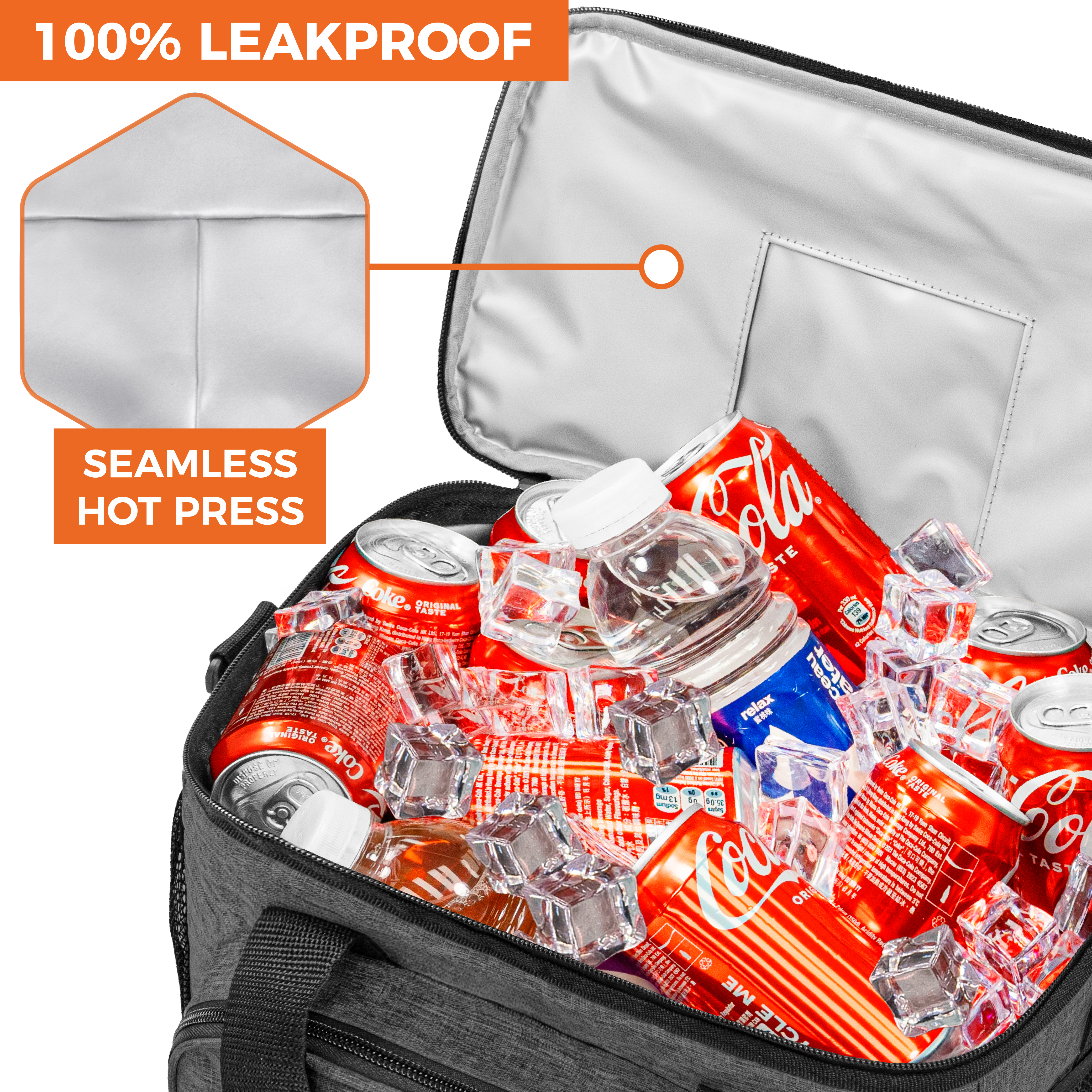 Large Insulated Lunch Bag Mini Cooler for Adults For Travel Women Men Leakproof - Picture 20 of 63