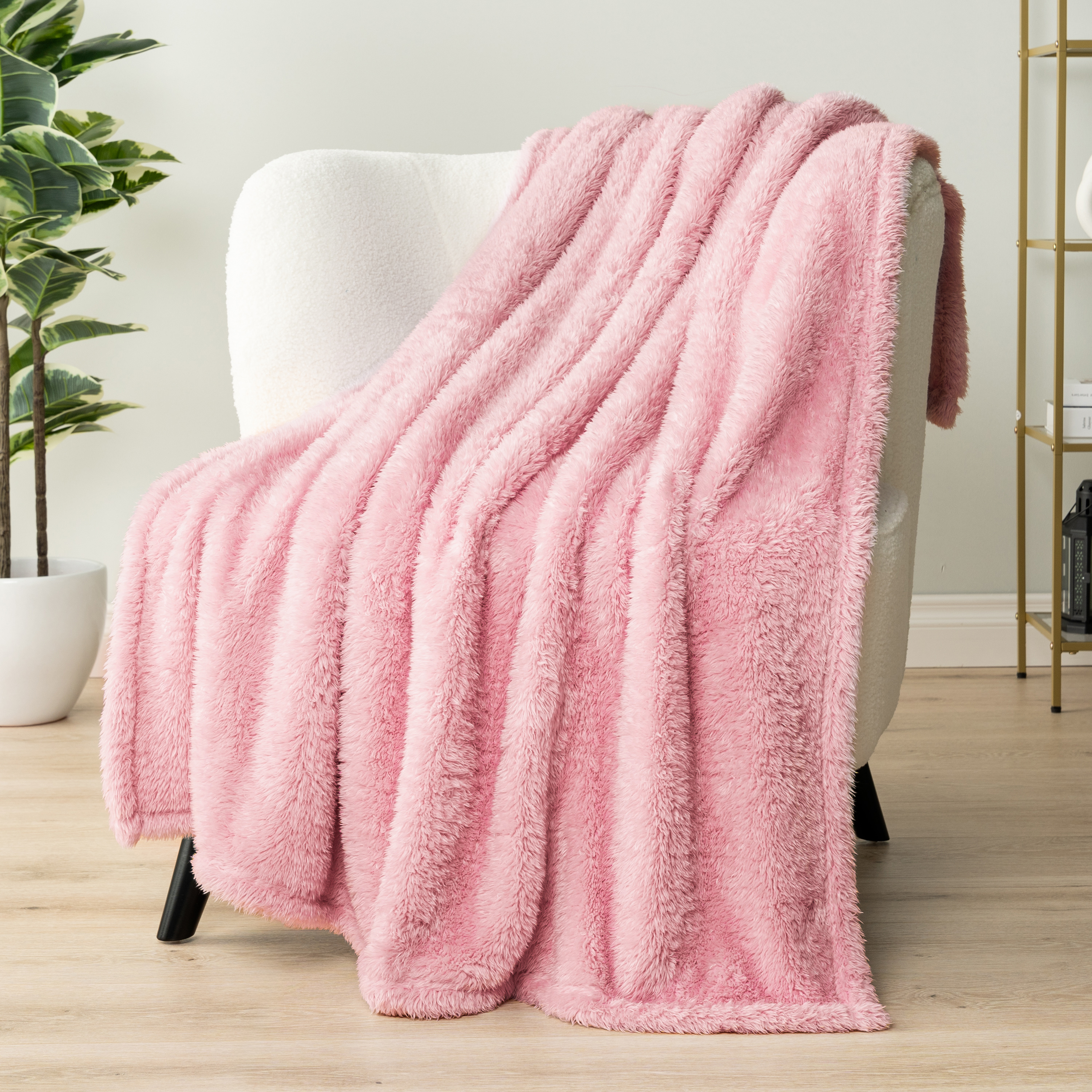 Lightweight Sherpa Fleece Warm Fluffy Throws Couch Sofa Bed