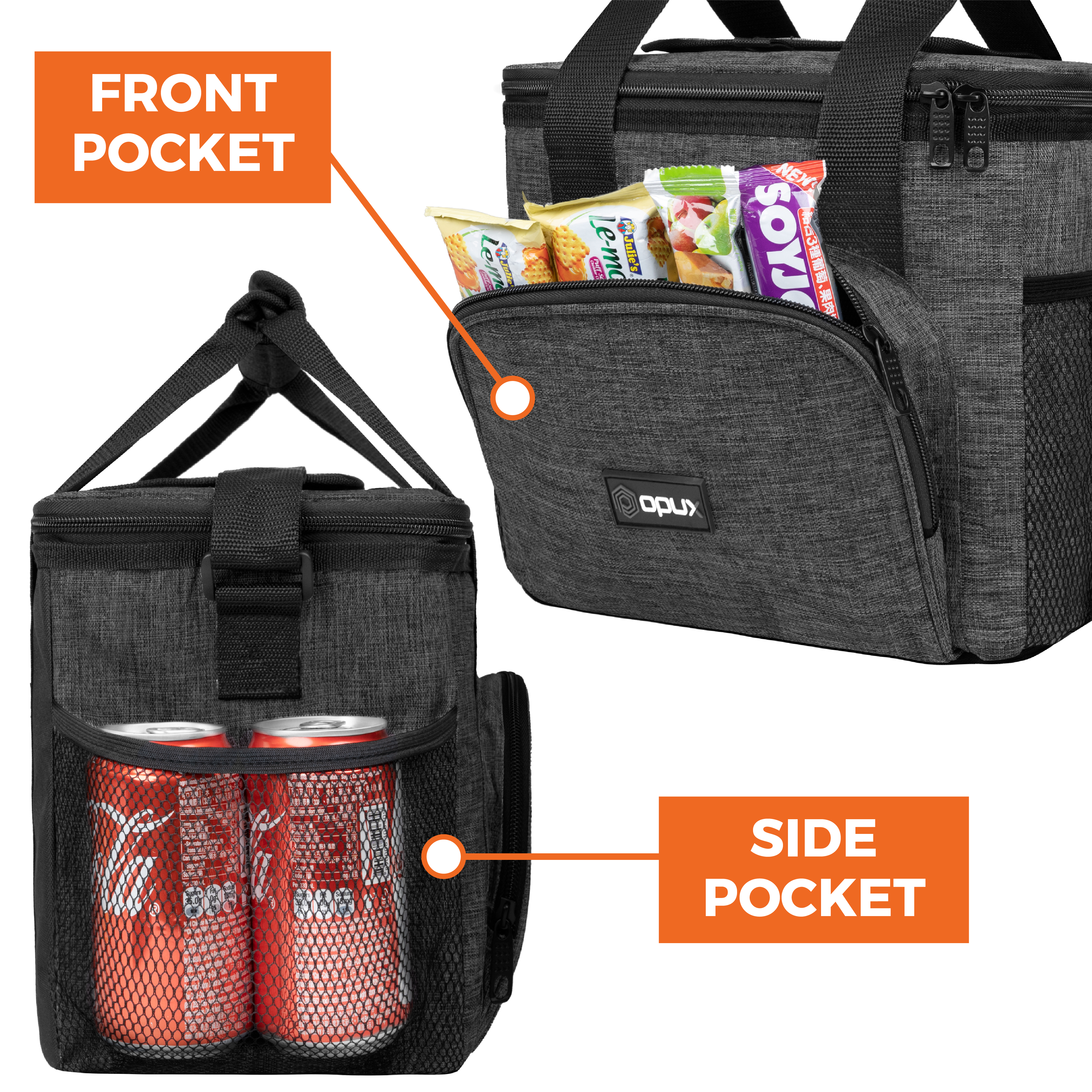 Large Insulated Lunch Bag Mini Cooler for Adults For Travel Women Men Leakproof - Picture 19 of 63