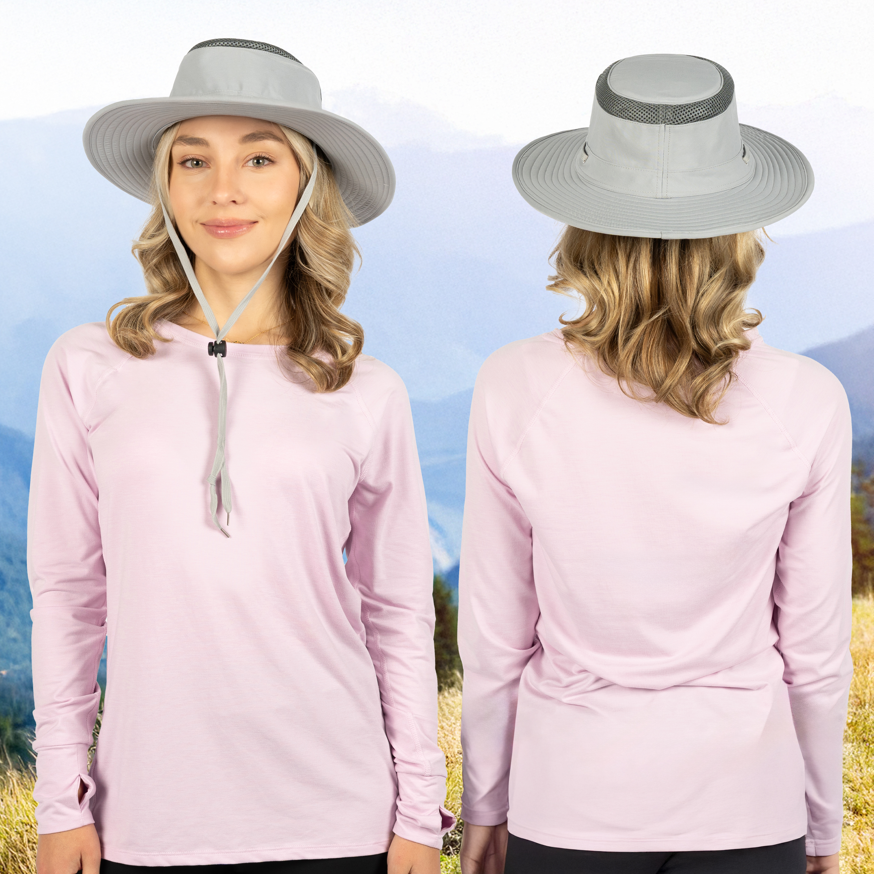Wide Brim Sun Hat UV Protection Bucket Cap for Hiking Camping Fishing Safari Men - Picture 18 of 47