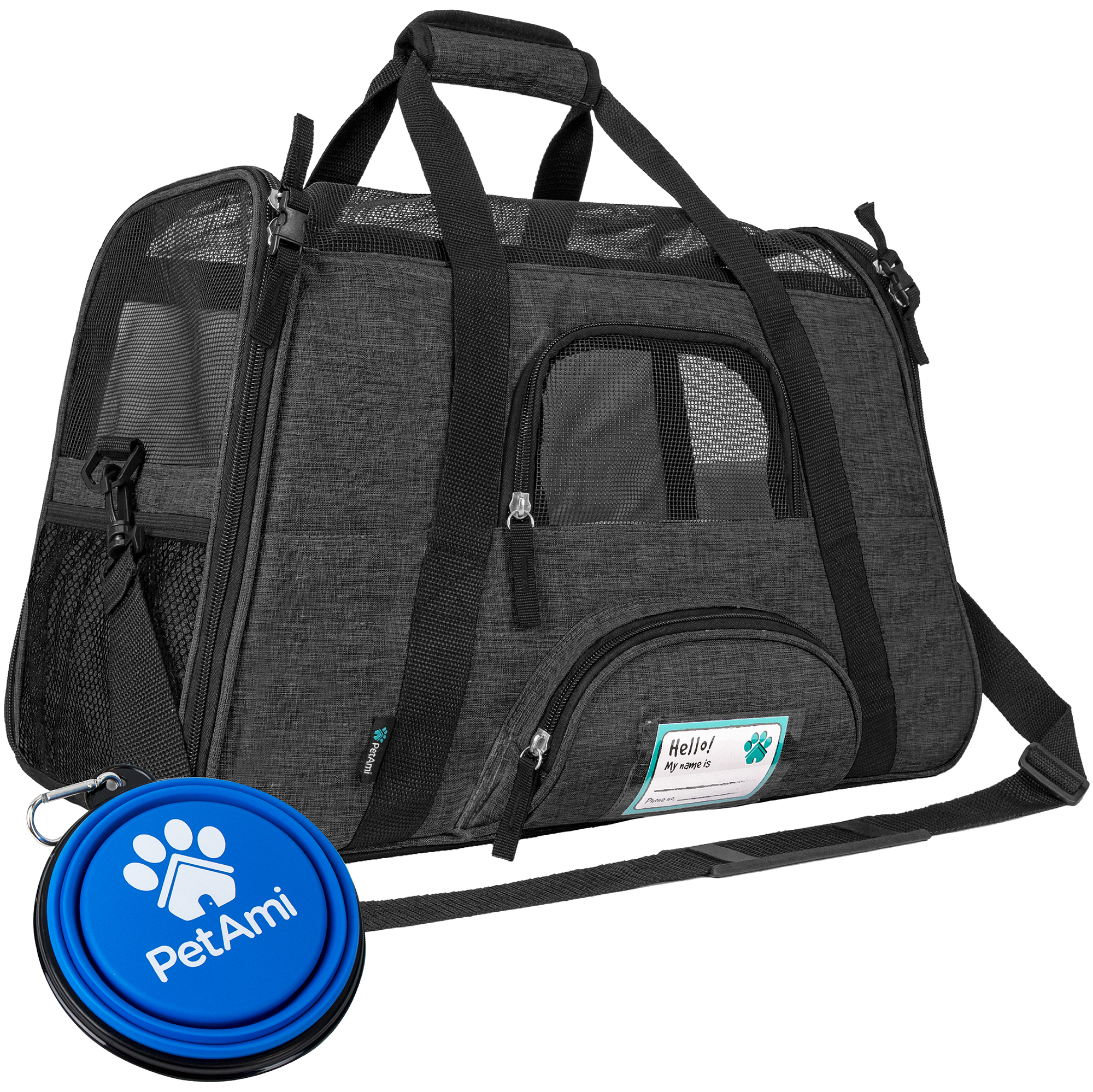 Pet Dog Cat Carrier Bag Soft Sided Comfort Travel Tote Case Airline Approved US - Picture 21 of 165