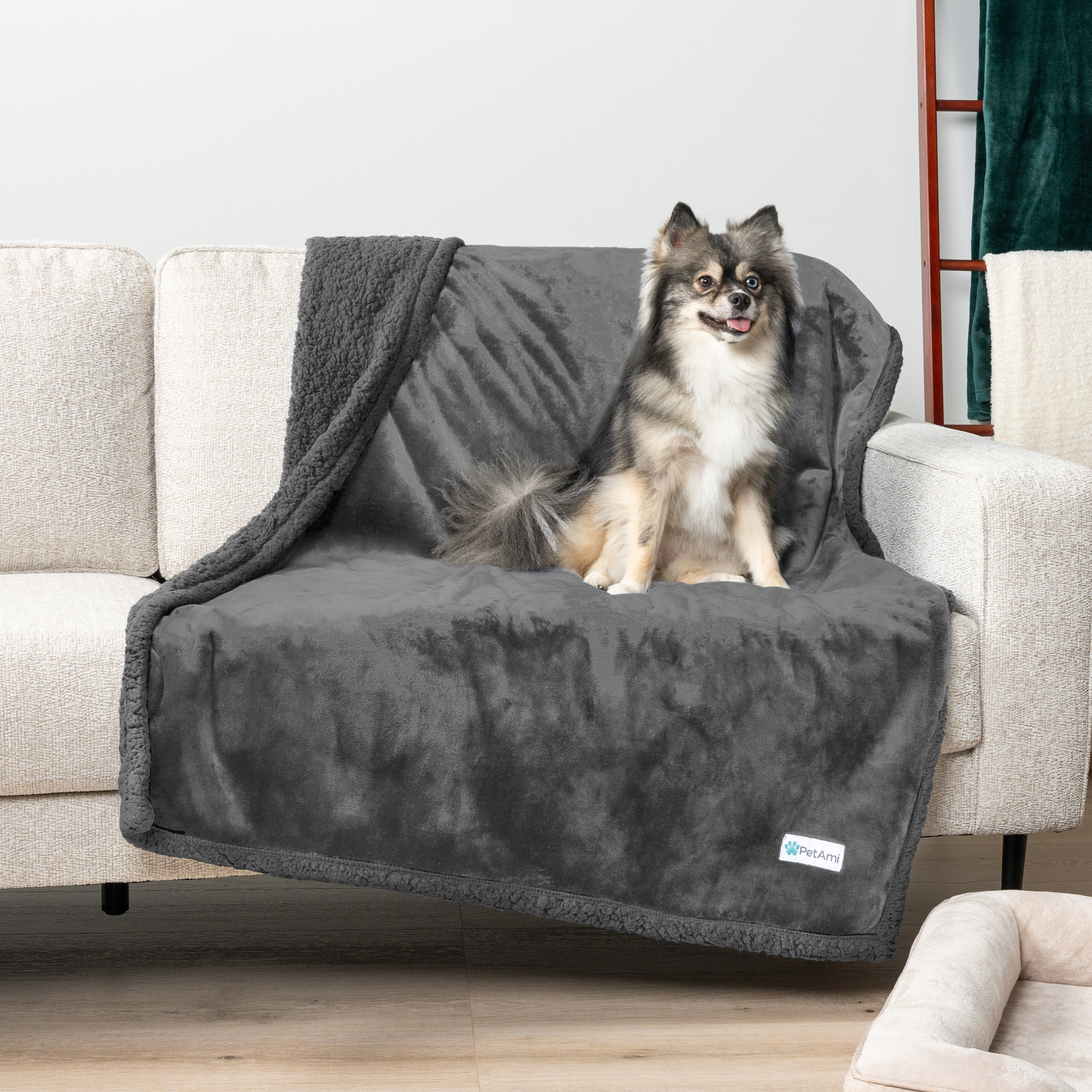 WASSERDICHTE Hundedecke für Haustierbett Couch Möbel Welpe Katze Sherpa Fleece weich - Bild 61 von 146