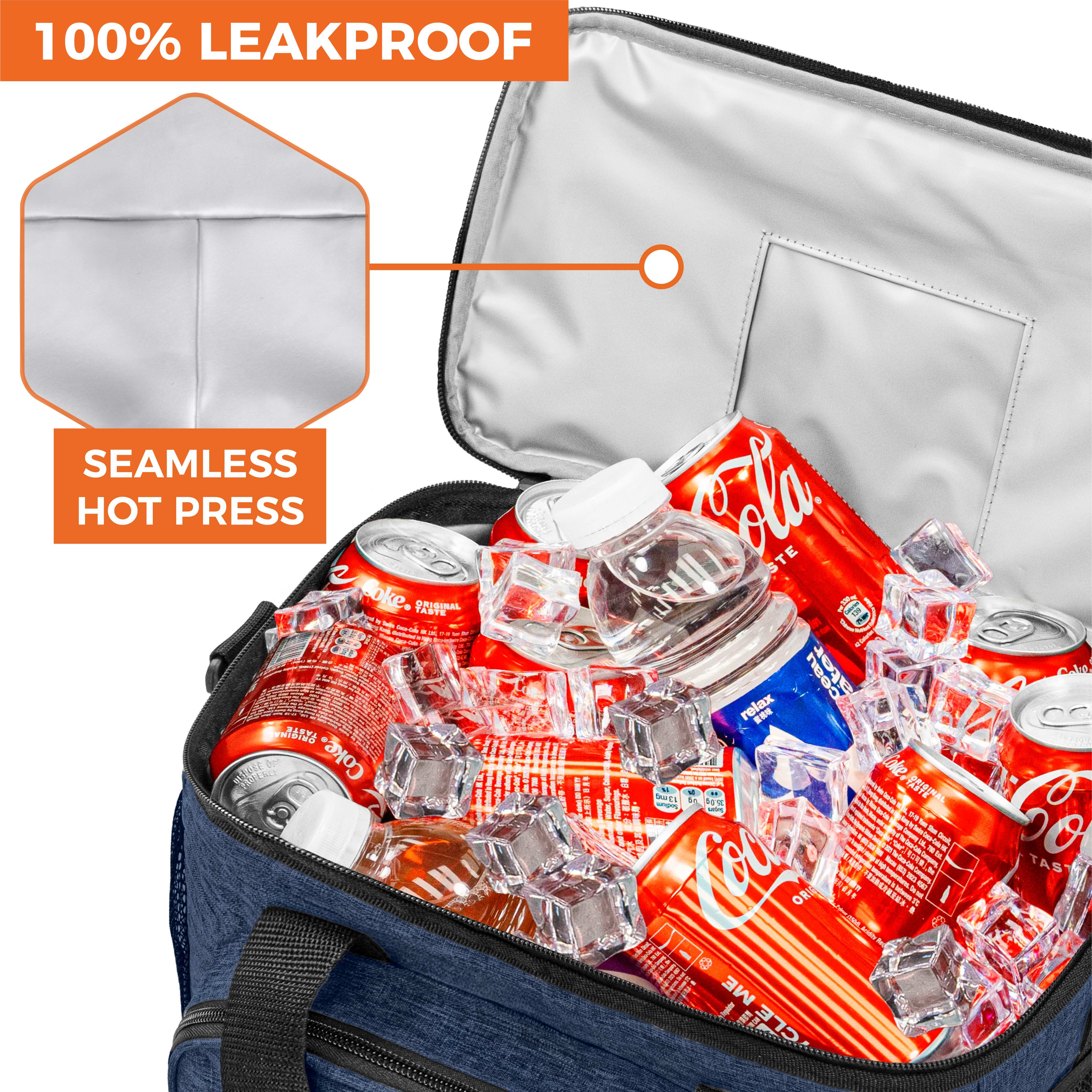 Large Insulated Lunch Bag Mini Cooler for Adults For Travel Women Men Leakproof - Picture 51 of 63