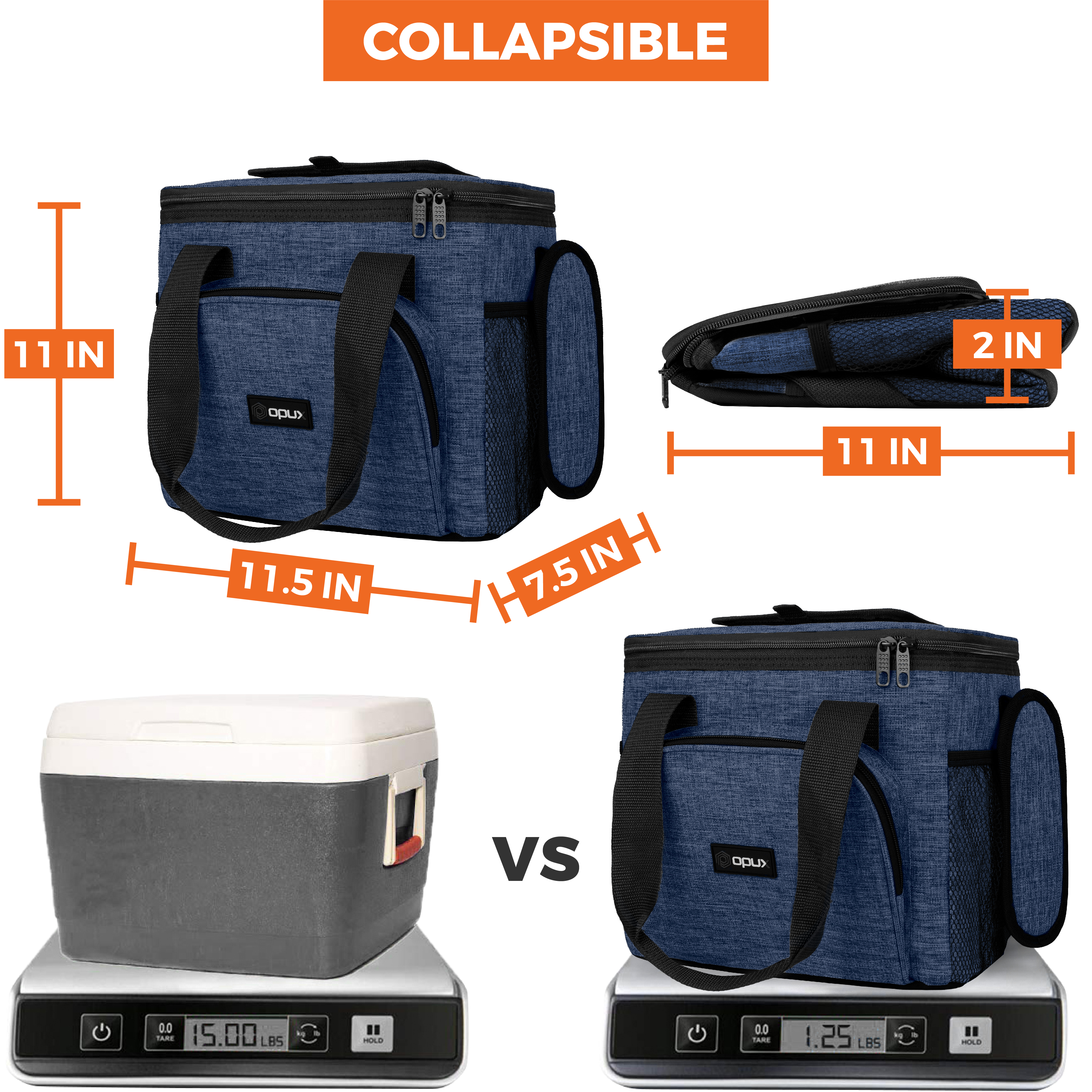 Large Insulated Lunch Bag Mini Cooler for Adults For Travel Women Men Leakproof - Picture 49 of 63
