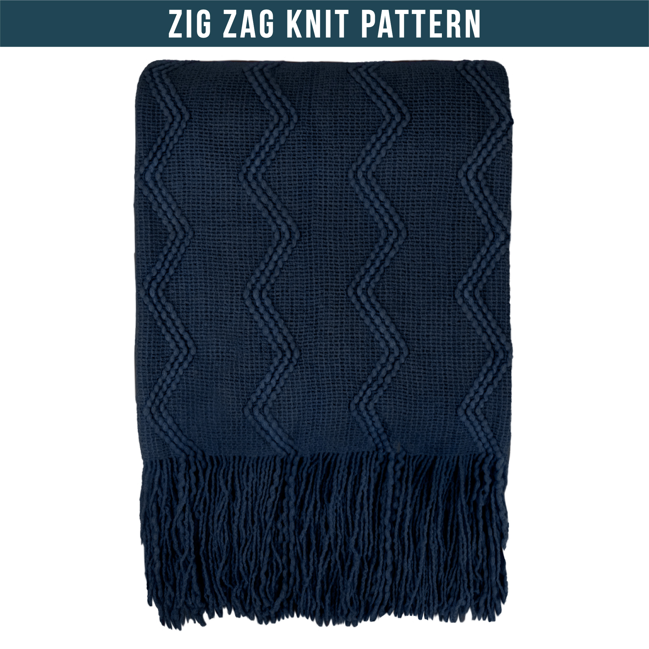 Textured Knitted Fringe Throw Blanket Decorative for Couch Sofa Bed Lightweight - Picture 100 of 142