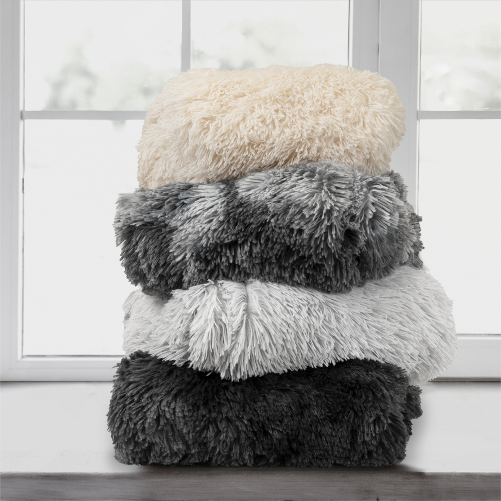 Luxurious Faux Fur Blanket Soft Warm Fluffy Sherpa Sofa Throw Shaggy Soft Plush - Picture 51 of 100