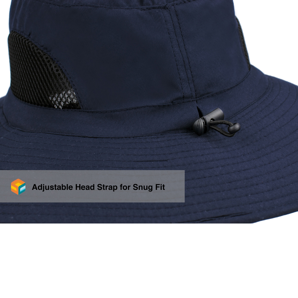 Outdoor Hiking Fishing Hat Summer Sun Protection Wide Brim Boonie Shade 50+ UPF - Picture 55 of 81