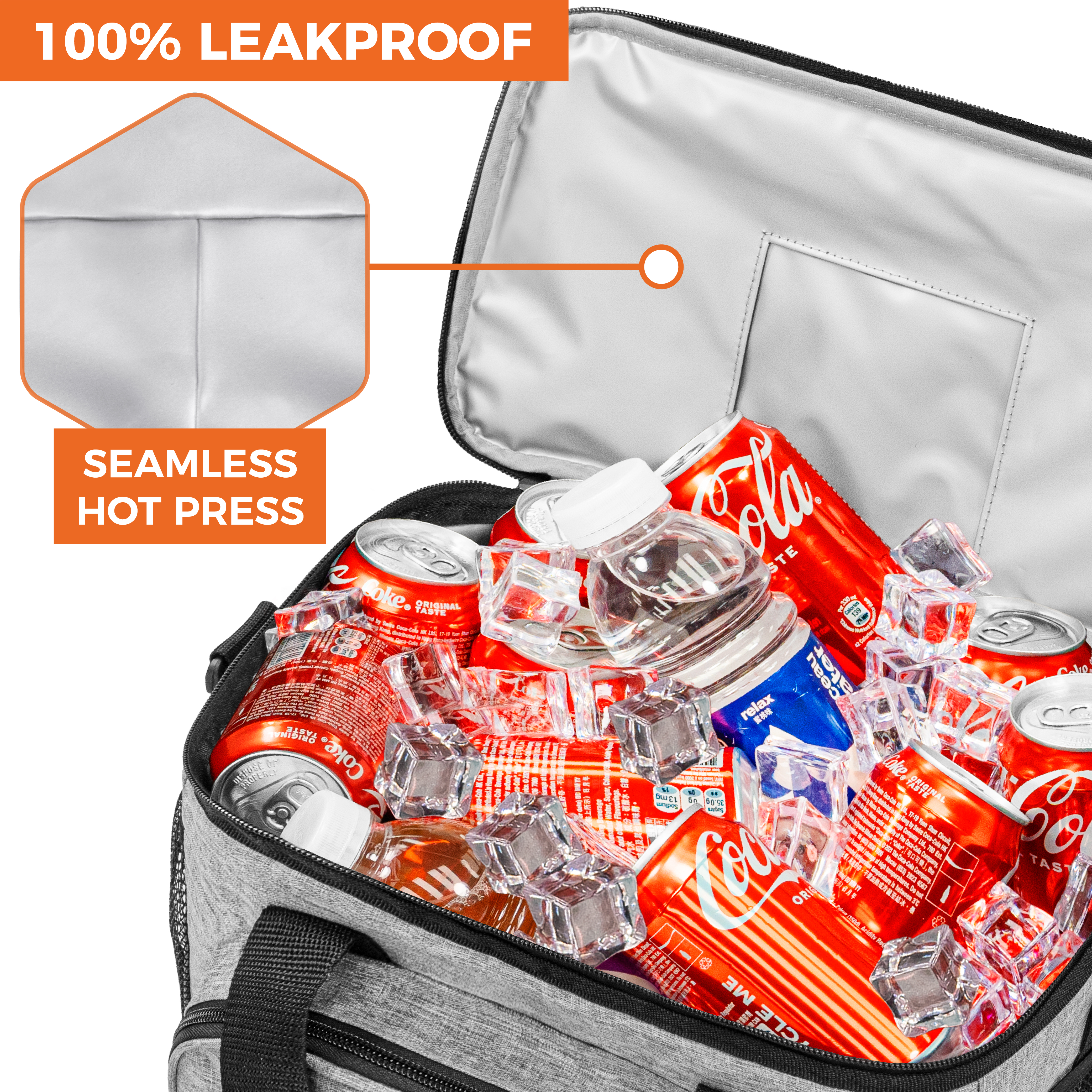 Large Insulated Lunch Bag Mini Cooler for Adults For Travel Women Men Leakproof - Picture 39 of 63