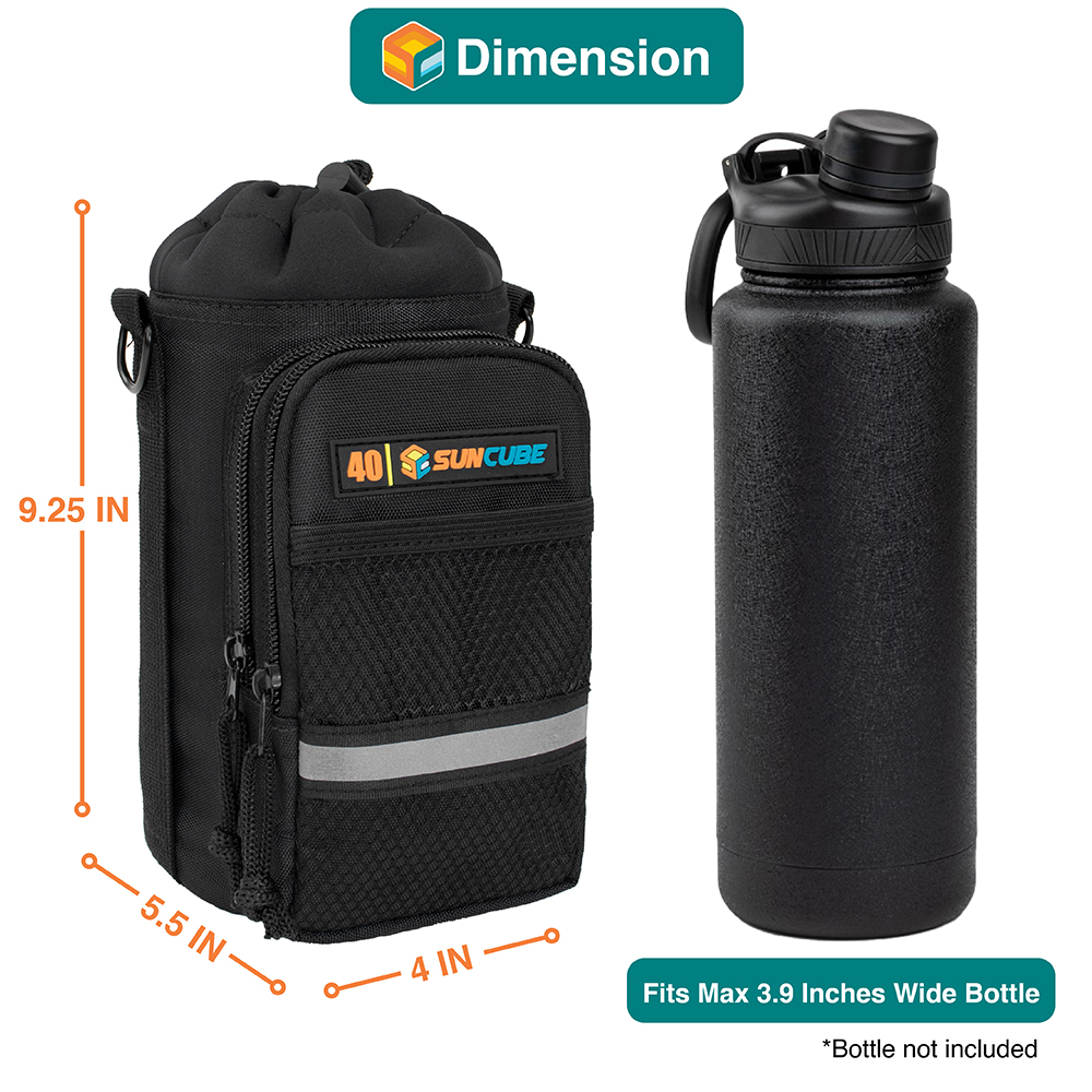 550ml Portable Sport Water Bottle Sleeve Insulated Cover Cup Pouch Travel Hiking  Water Bottle Bag With Strap Hydration Bag For Outdoor Camping Accessories  Water Bag for Water Bottle Water Bottles Waterbottle Travel