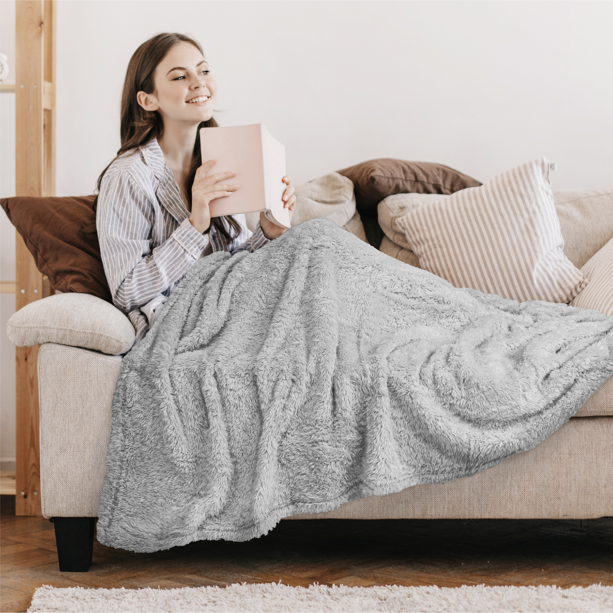 Super Soft Blanket Lightweight Sherpa Fleece Warm Fluffy Throws Couch Sofa Bed - Picture 99 of 169