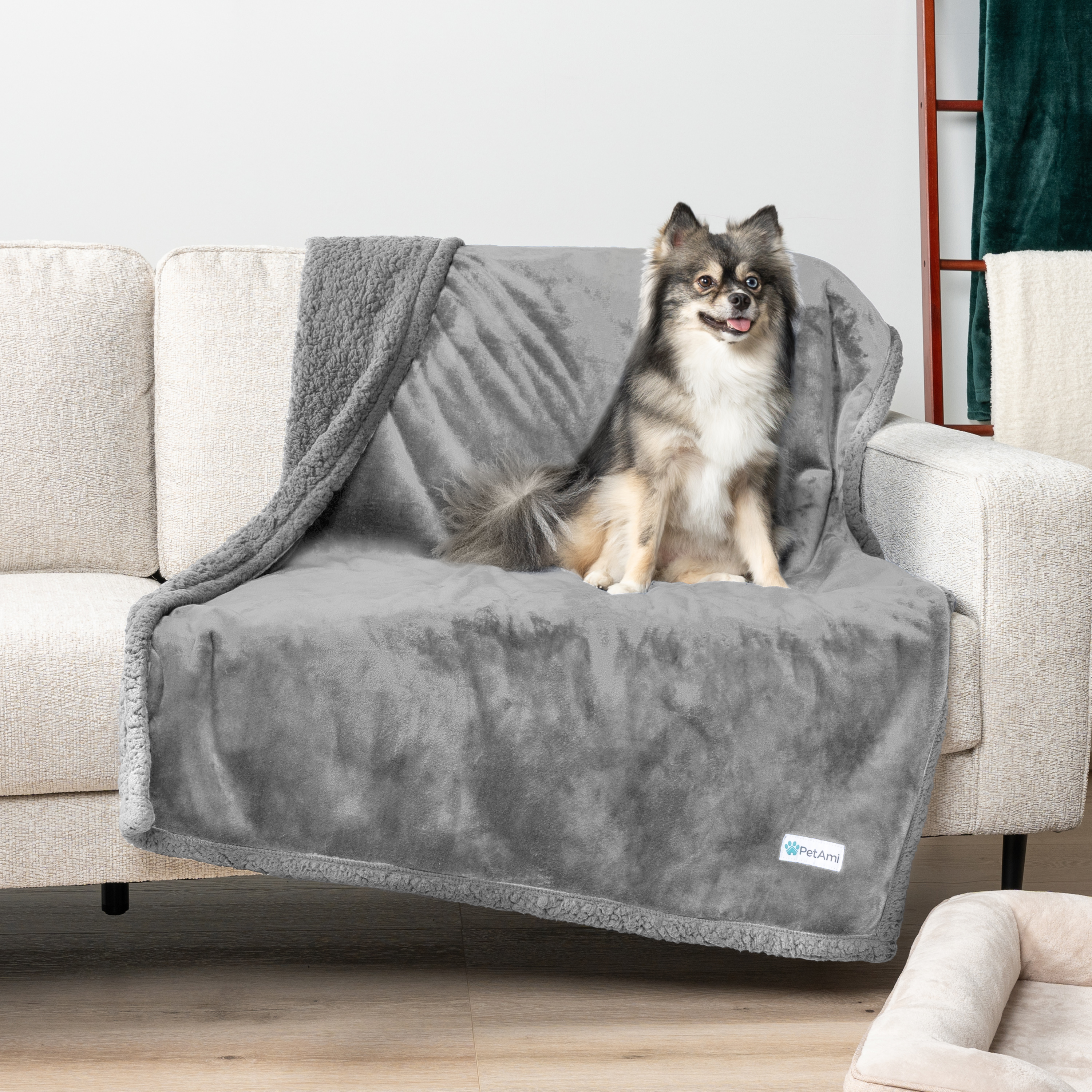 WASSERDICHTE Hundedecke für Haustierbett Couch Möbel Welpe Katze Sherpa Fleece weich - Bild 69 von 146