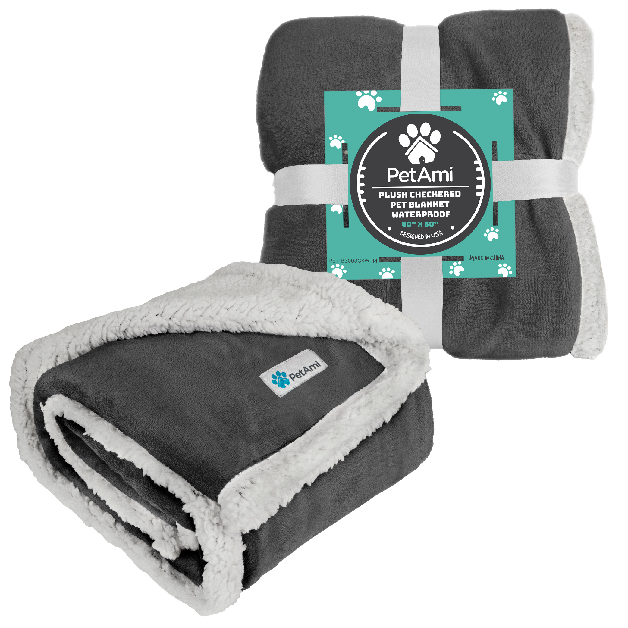 WASSERDICHTE Hundedecke für Haustierbett Couch Möbel Welpe Katze Sherpa Fleece weich - Bild 44 von 146