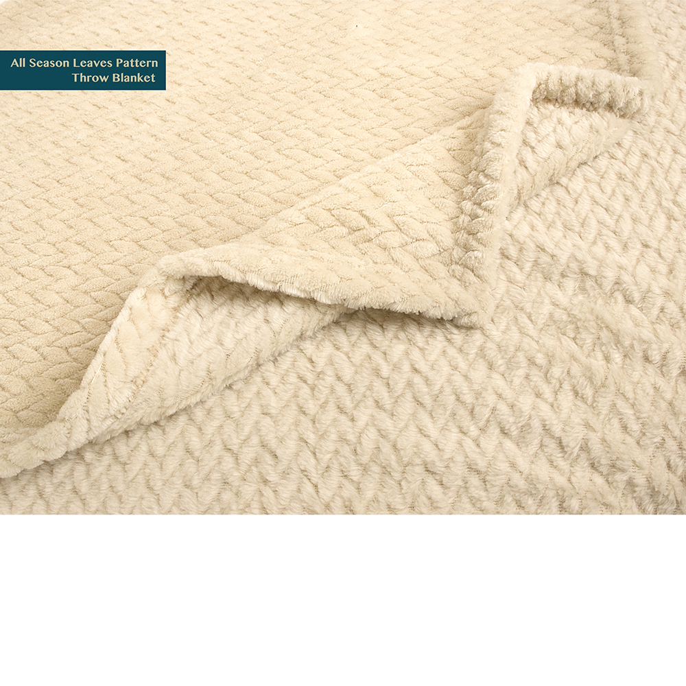 Soft Blanket Fleece Jacquard Pattern Lightweight Silk Throw Couch Sofa Bed Cozy - Picture 17 of 67
