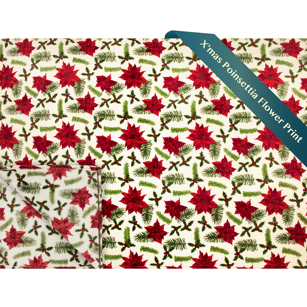 Merry Christmas Throw Blanket Holiday Pattern Decor Soft Fleece Sofa Couch Gift - Picture 64 of 110