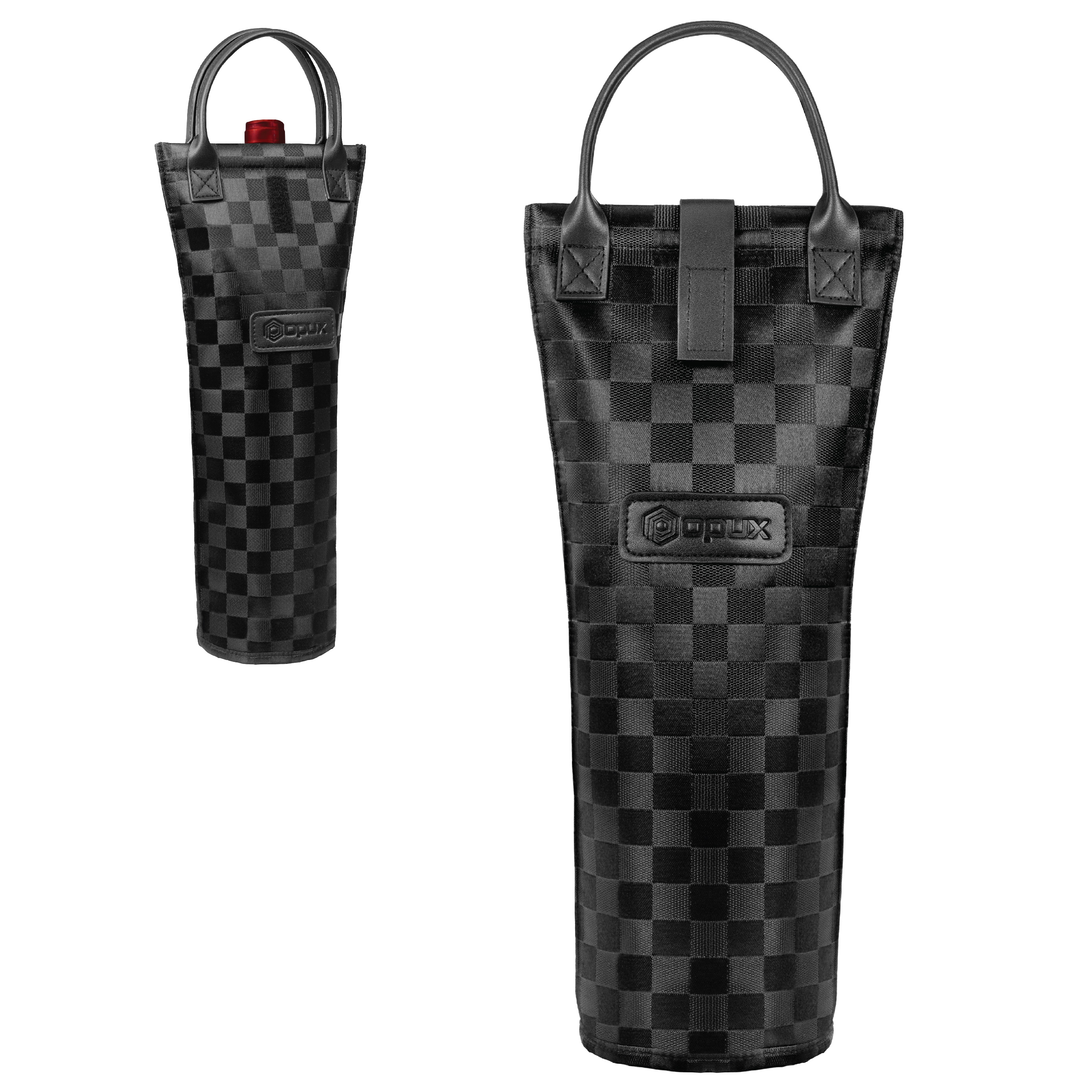 Wine Carrier Bag Insulated Single Bottle Cooler Protection Carrying Tote Travel