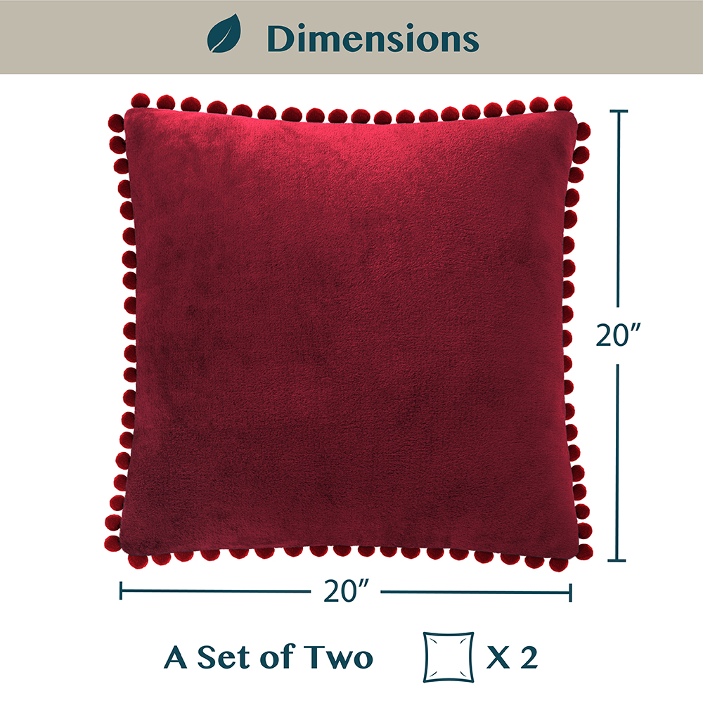Juego de 2 fundas de almohada de terciopelo suave decoración de sofá - Imagen 122 de 122
