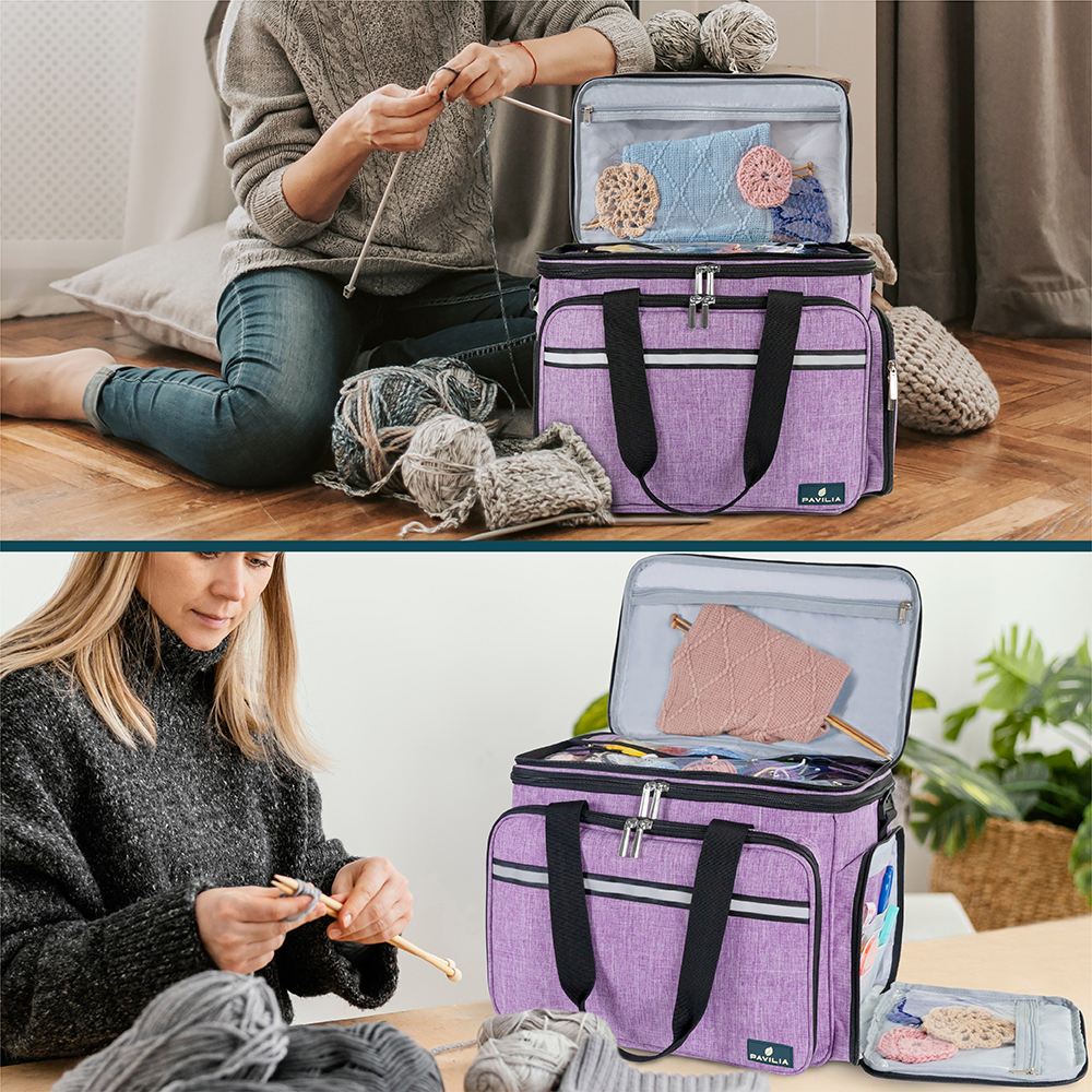 Grey Arrow Yarn Storage Bag  Knitting Bags for Sale – The Lovina Shop