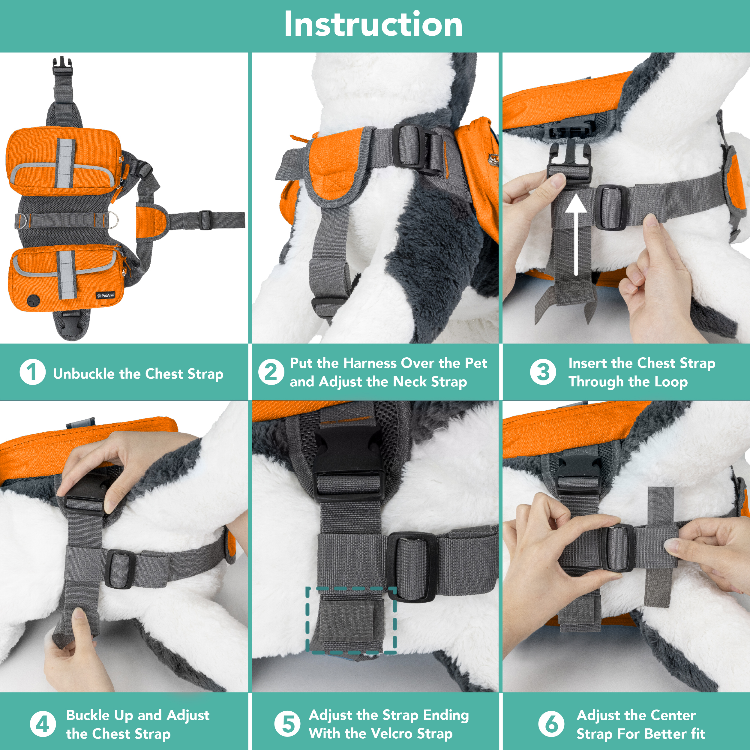 Dog Harness Backpack for Medium Large Dogs Hiking Pet Backpack Saddle Bag Pack Dog Harness Backpack for Medium Large Dogs Hiking Pet Backpack Saddle Bag Pack