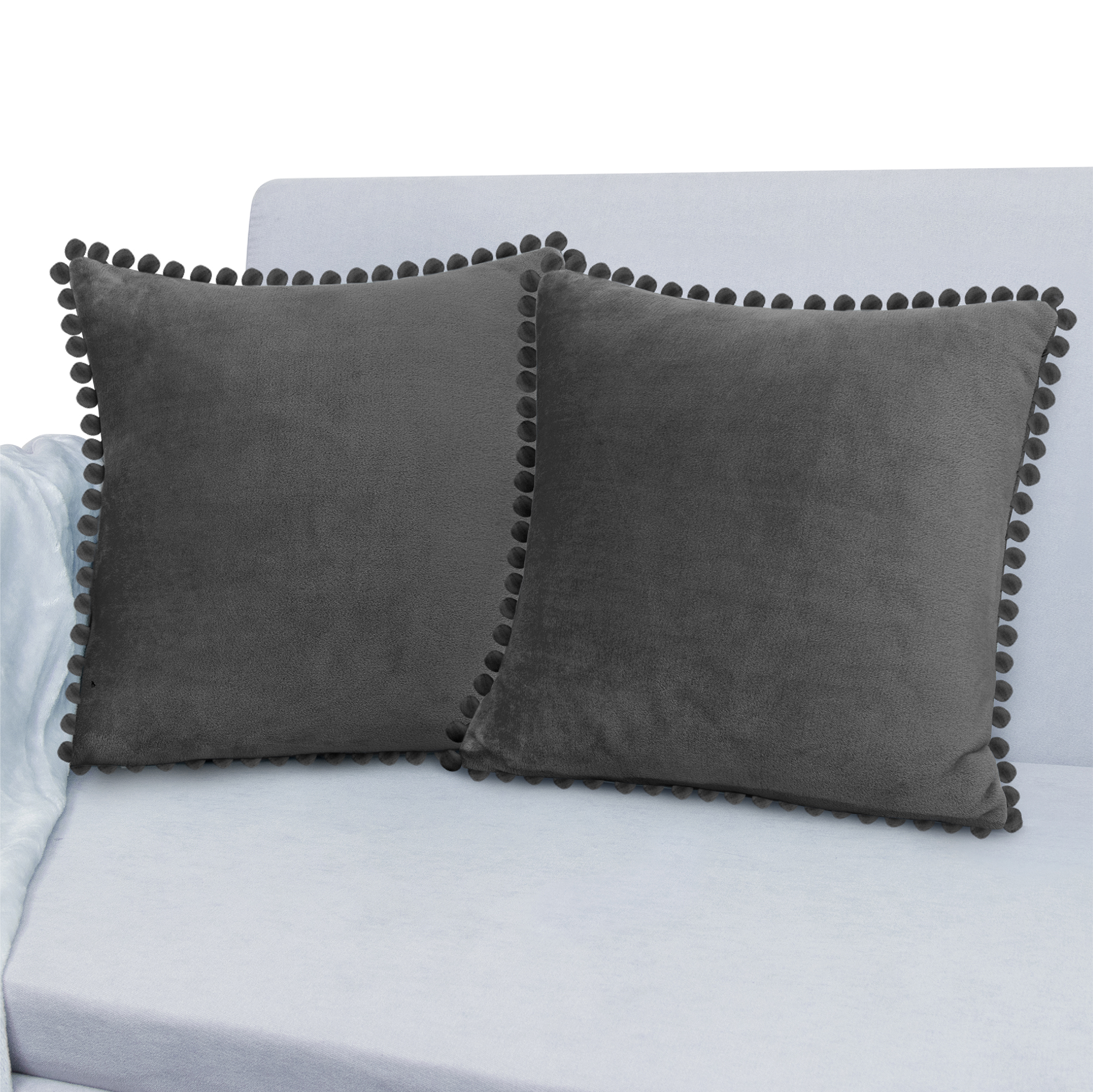 Juego de 2 fundas de almohada de terciopelo suave decoración de sofá - Imagen 10 de 122