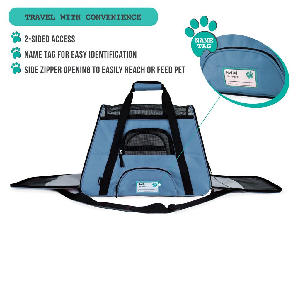 Pet Dog Cat Carrier Bag Soft Sided Comfort Travel Tote Case Airline Approved US - Picture 172 of 215