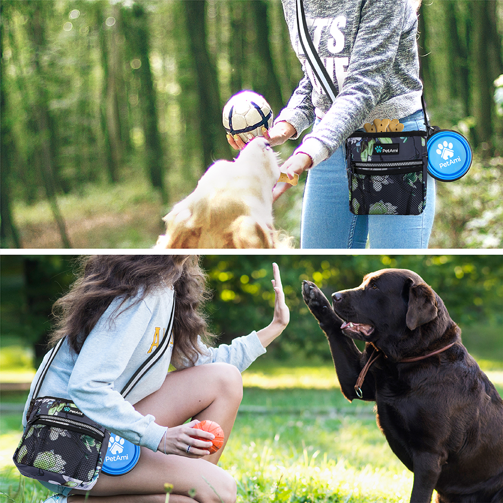 Pet Treat Pouch Training Dog Snack Feed Food Puppy Bait Obedience Waist Belt Bag - Picture 34 of 92