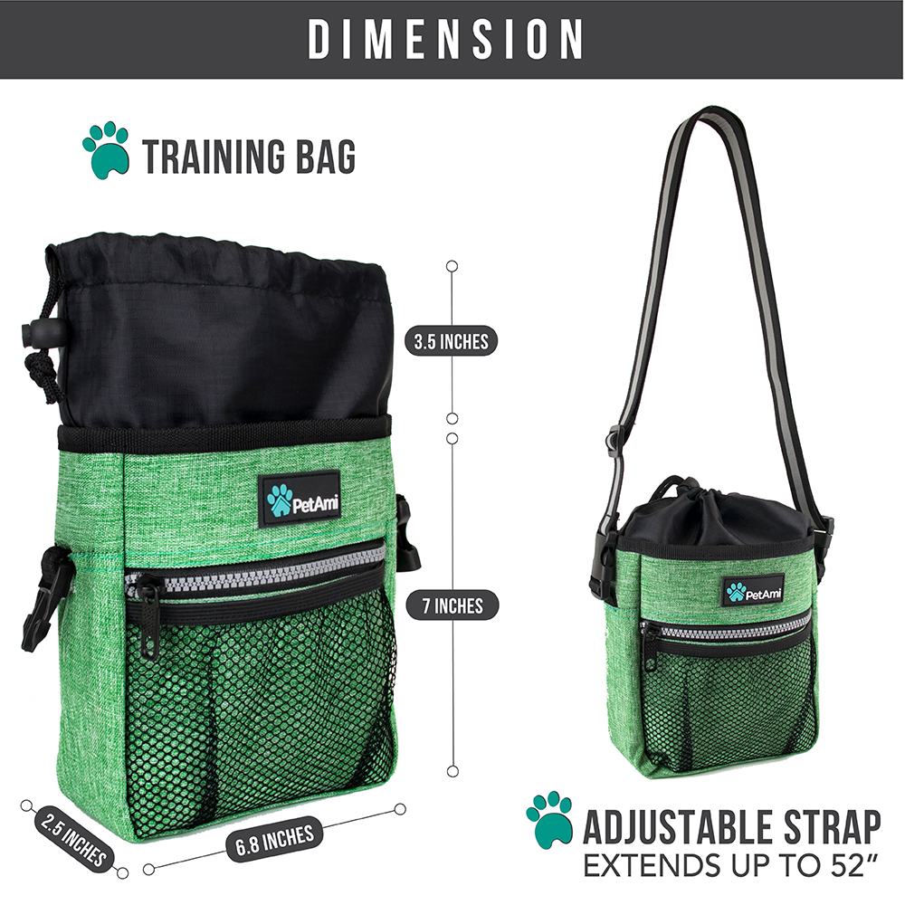 Pet Treat Pouch Training Dog Snack Feed Food Puppy Bait Obedience Waist Belt Bag - Picture 56 of 92