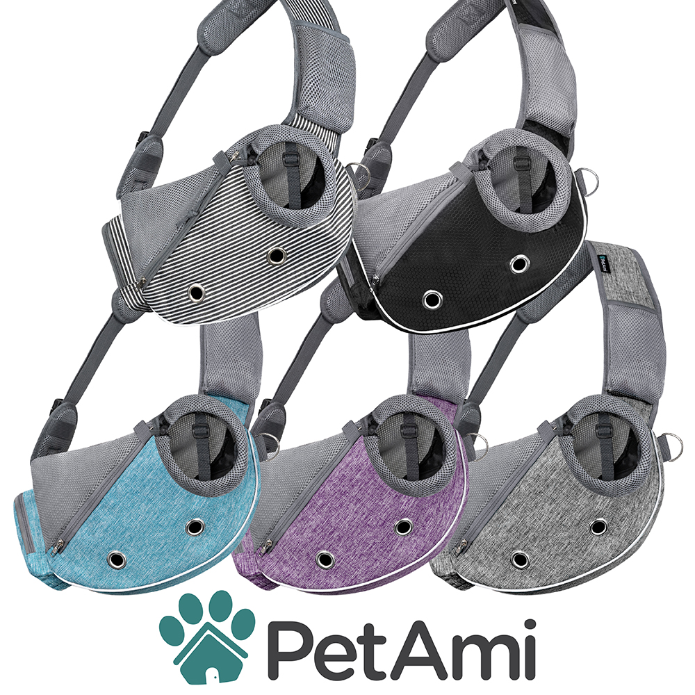 Pet Dog Sling Carrier Bag Mesh Puppy Carry Pack Shoulder Backpack Travel Tote M - Picture 22 of 35