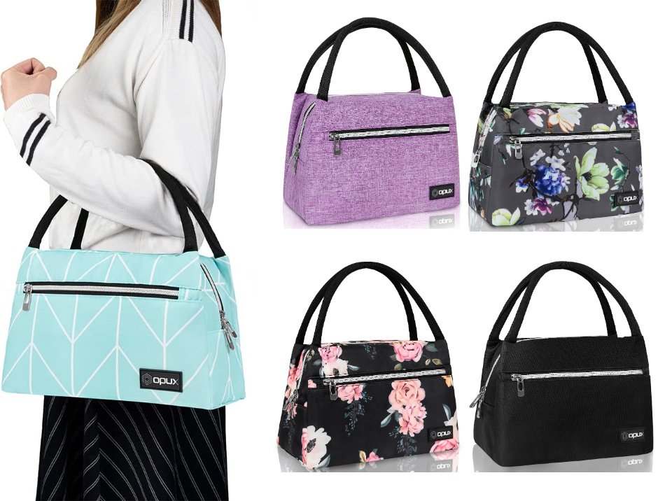 Isolierte Brotzeittasche für Mädchen Frauen kleine Kühltasche Handtasche Bento Beuteltasche Büro Schule - Bild 8 von 50