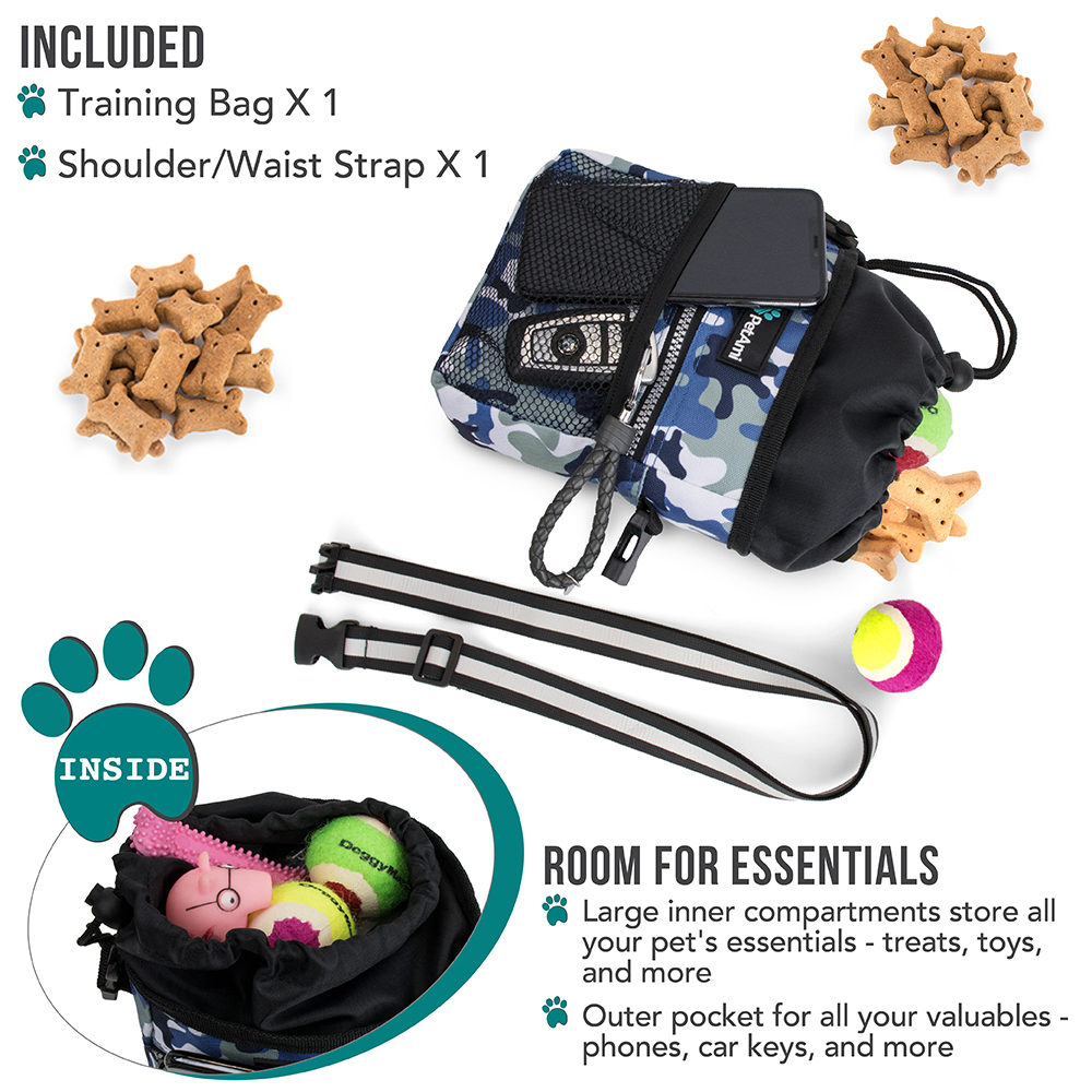 Pet Treat Pouch Training Dog Snack Feed Food Puppy Bait Obedience Waist Belt Bag - Picture 17 of 92