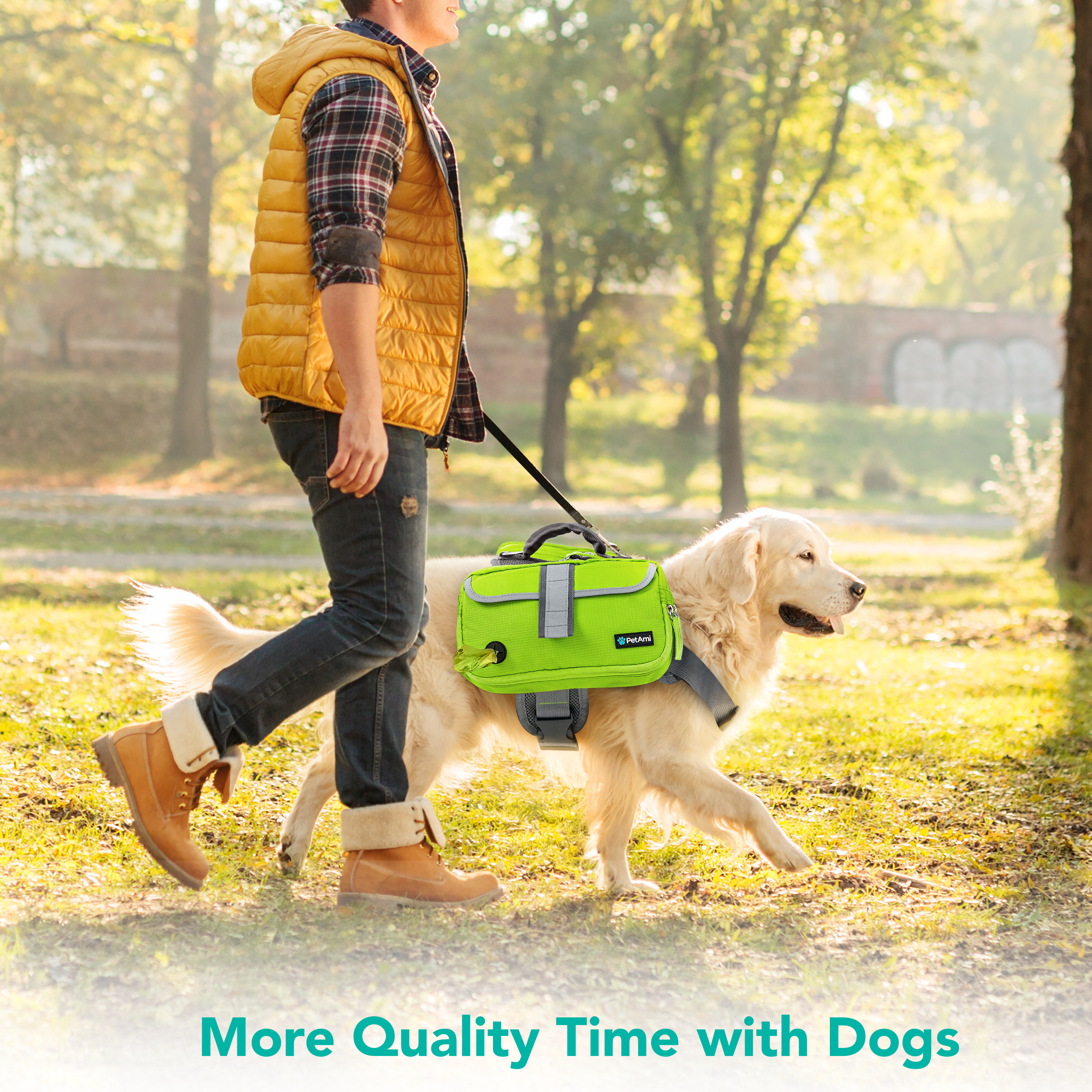Dog Harness Backpack for Medium Large Dogs Hiking Pet Backpack Saddle Bag Pack Dog Harness Backpack for Medium Large Dogs Hiking Pet Backpack Saddle Bag Pack