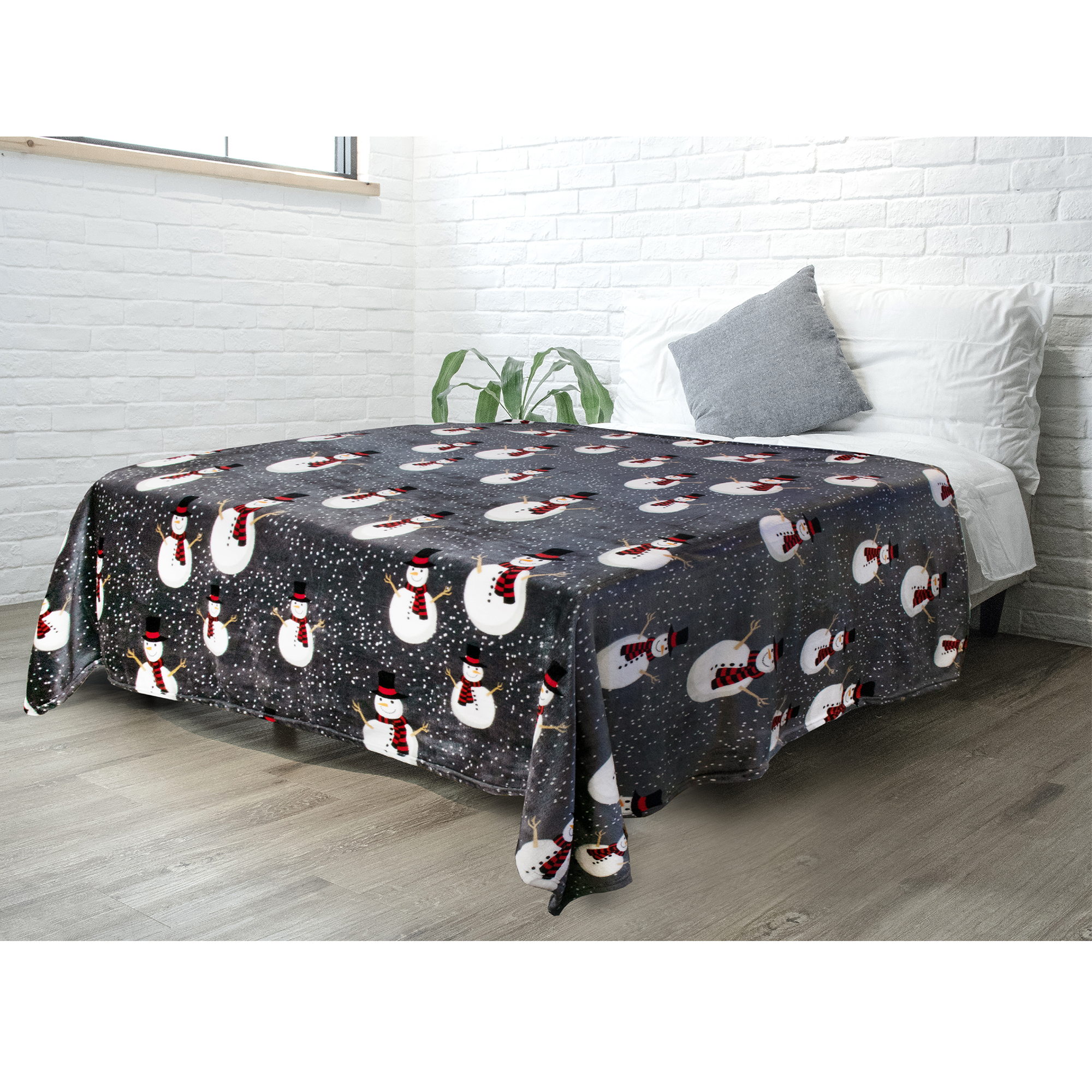 Throw Blanket for Sofa Couch Bed Lightweight Microfiber Polyester Waffle Pattern - Picture 161 of 190