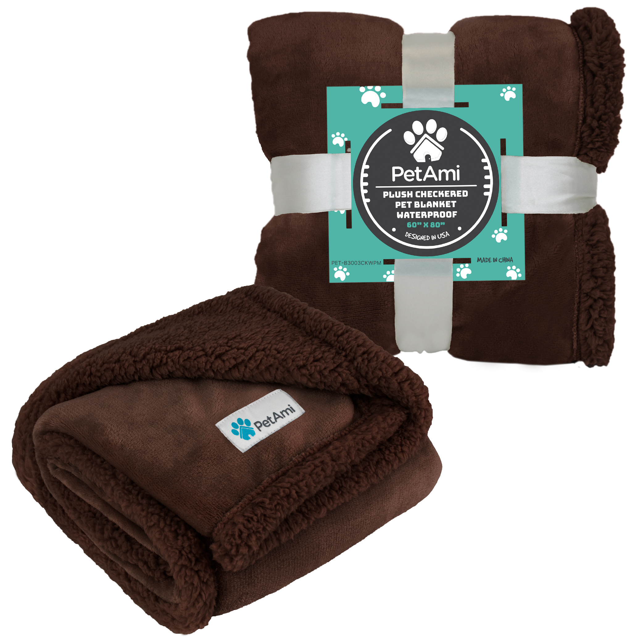WASSERDICHTE Hundedecke für Haustierbett Couch Möbel Welpe Katze Sherpa Fleece weich - Bild 35 von 146