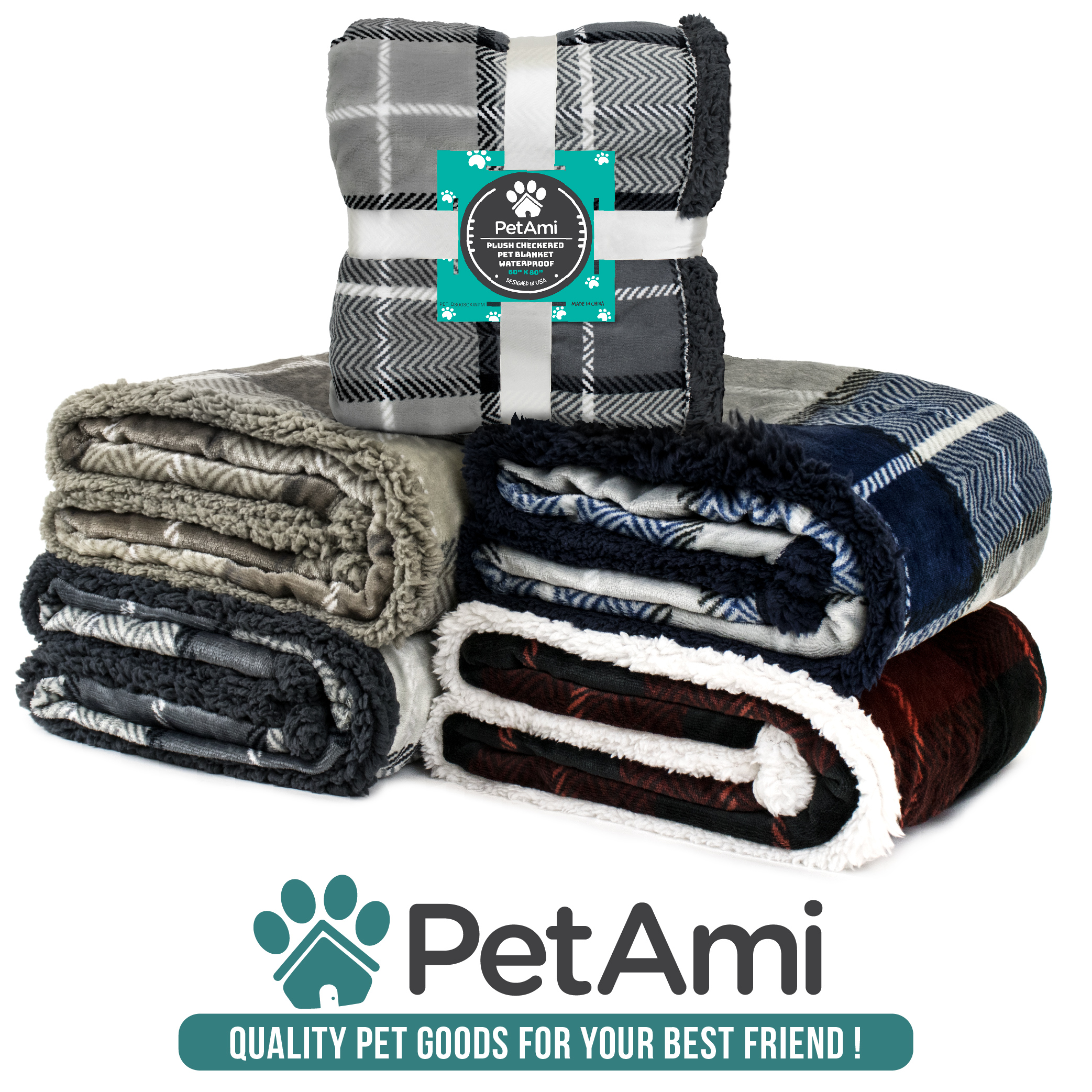 WASSERDICHTE Hundedecke für Haustierbett Couch Möbel Welpe Katze Sherpa Fleece weich - Bild 107 von 146