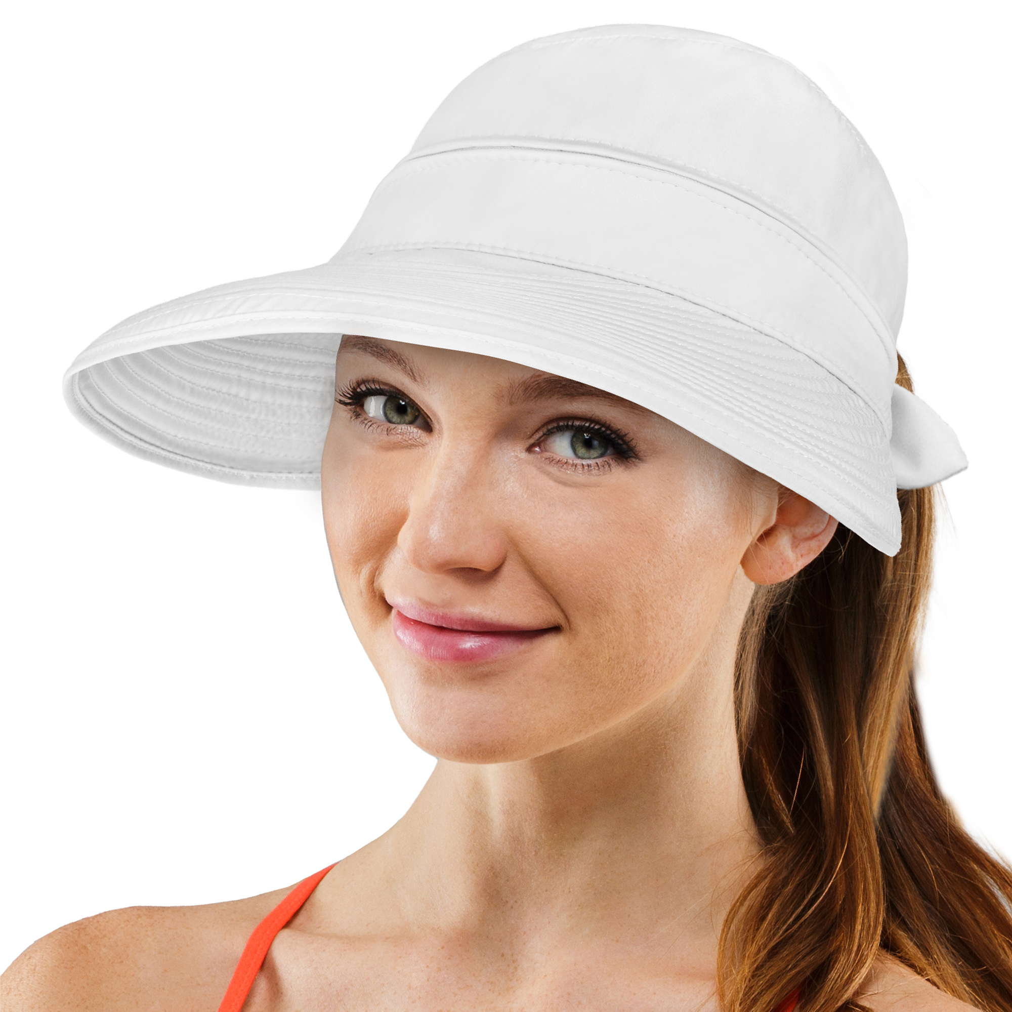 Women Wide Brim Sun Straw Hat Knitted Foldable Hat Adjustable Weave Casual Beach Cap Travel Outdoor Summer Hat UV Protection ECOMBOS Sun Visor Hat 