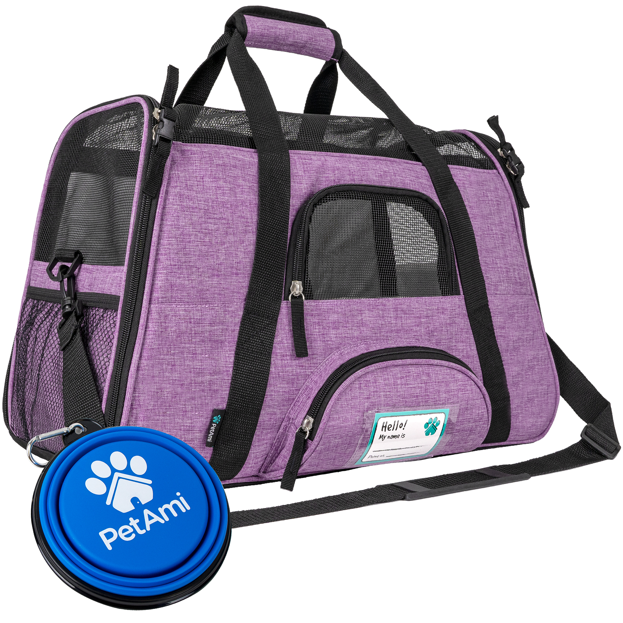 Pet Dog Cat Carrier Bag Soft Sided Comfort Travel Tote Case Airline Approved US - Picture 74 of 165