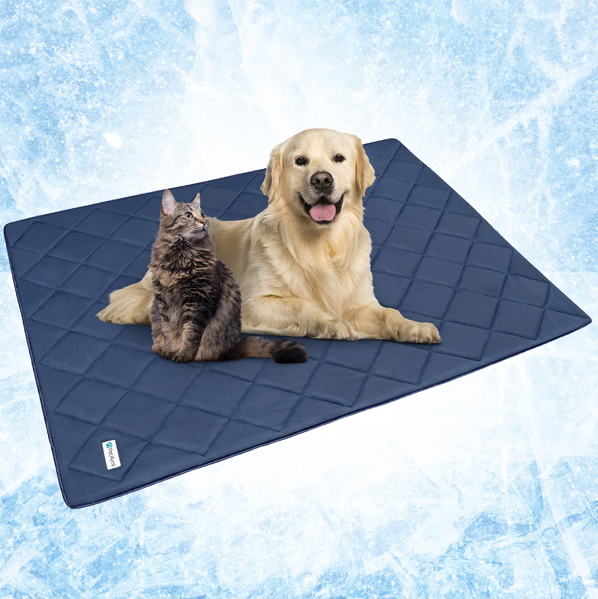 Pet Cooling Blanket Cool Nylon Pad Light Dog Cat Puppy For Summer Sleeping Bed - Picture 48 of 71