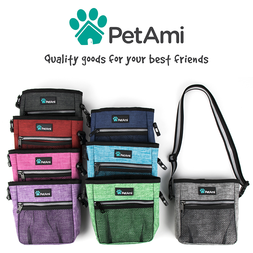 Pet Treat Pouch Training Dog Snack Feed Food Puppy Bait Obedience Waist Belt Bag - Picture 64 of 92