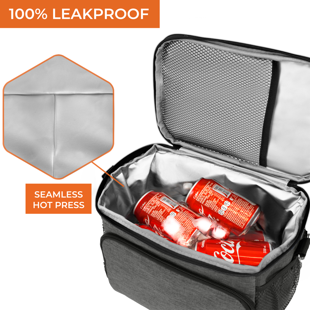Insulated Lunch Bag Adult Lunch Box for Work School Men Women Kids Leakproof - Picture 13 of 35