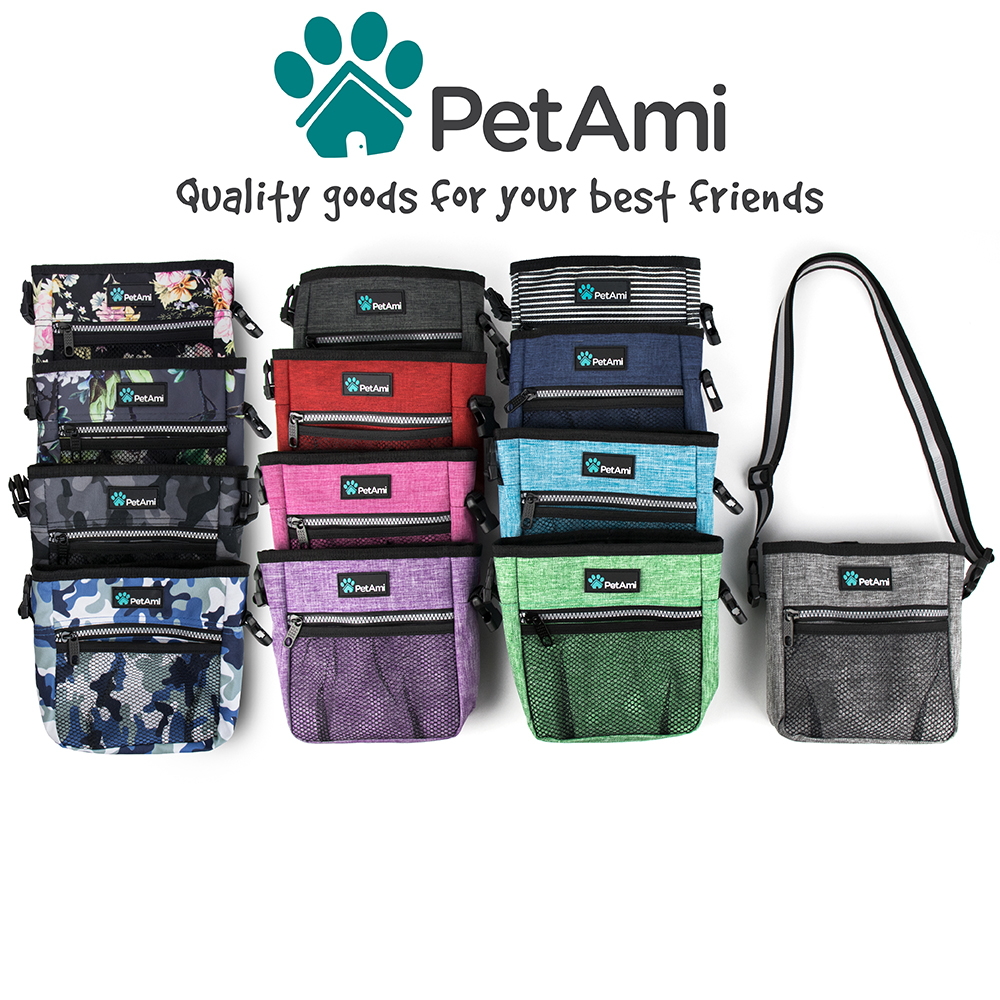 Pet Treat Pouch Training Dog Snack Feed Food Puppy Bait Obedience Waist Belt Bag - Picture 15 of 92