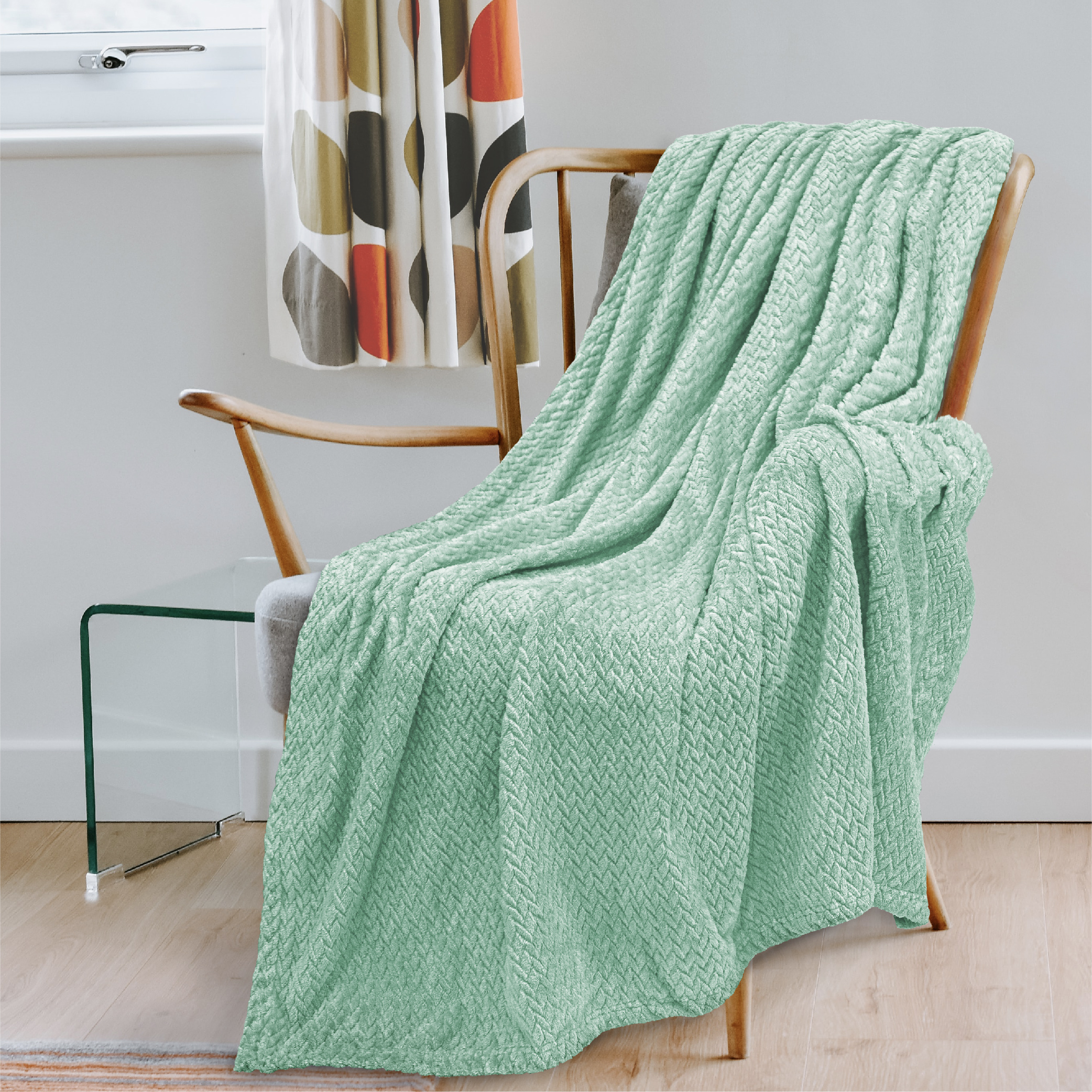 Super Soft Fleece Throw Blanket for Couch Sofa Bed Chair Lightweight Microfiber - Picture 58 of 139