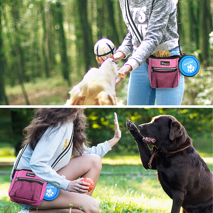 Pet Treat Pouch Training Dog Snack Feed Food Puppy Bait Obedience Waist Belt Bag - Picture 69 of 92