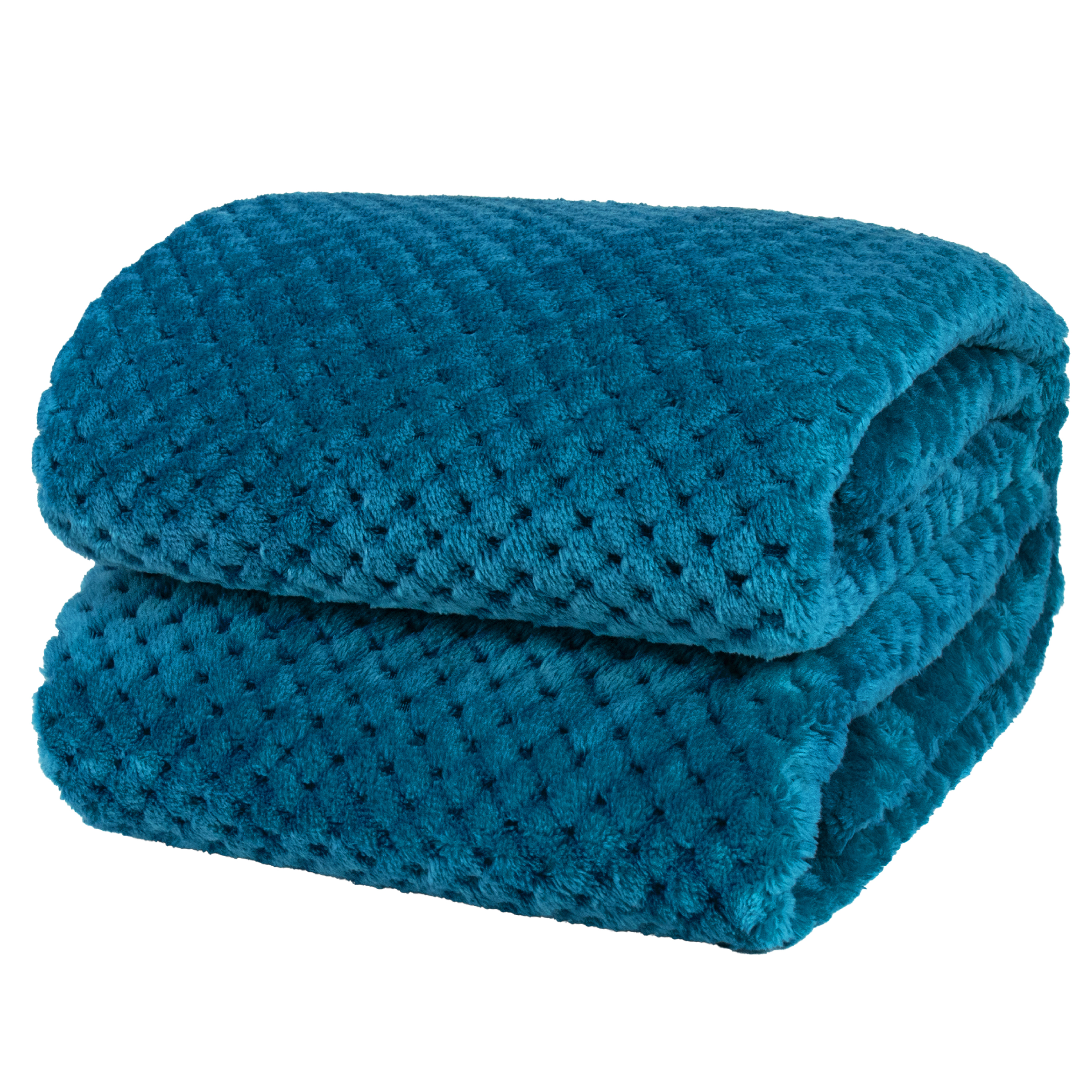 Throw Blanket for Sofa Couch Bed Lightweight Microfiber Polyester Waffle Pattern - Picture 180 of 190