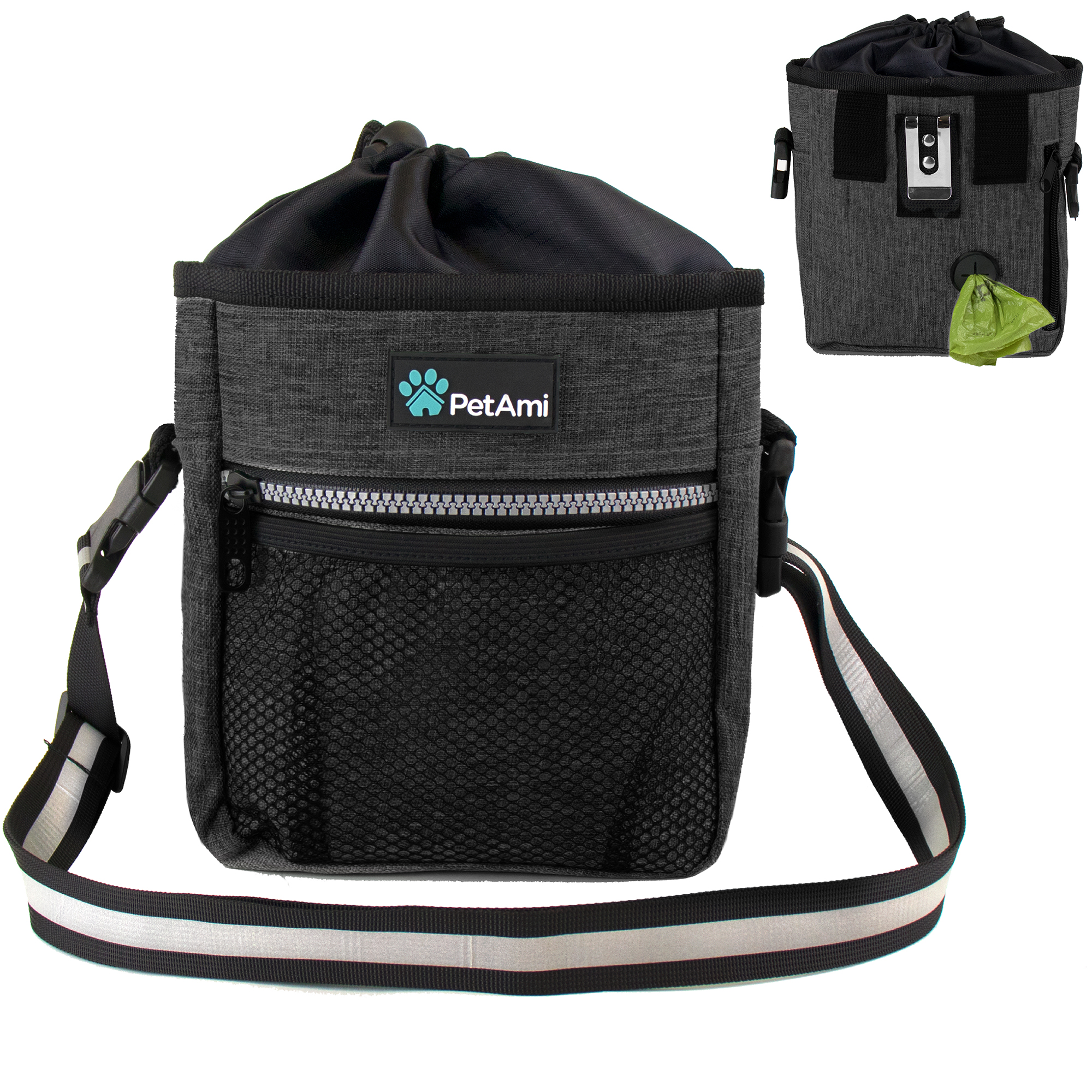 Pet Treat Pouch Training Dog Snack Feed Food Puppy Bait Obedience Waist Belt Bag - Picture 37 of 92