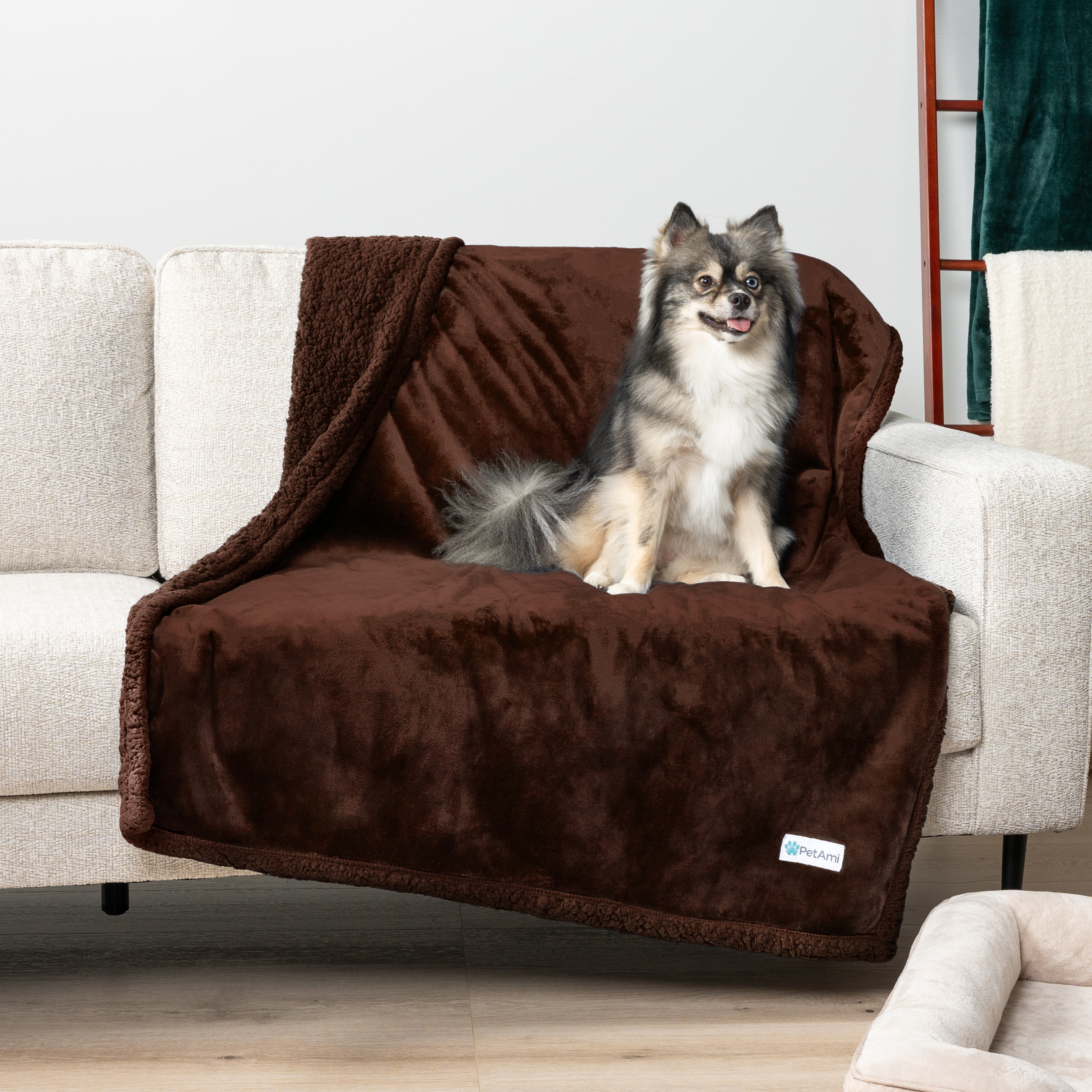 WASSERDICHTE Hundedecke für Haustierbett Couch Möbel Welpe Katze Sherpa Fleece weich - Bild 34 von 146