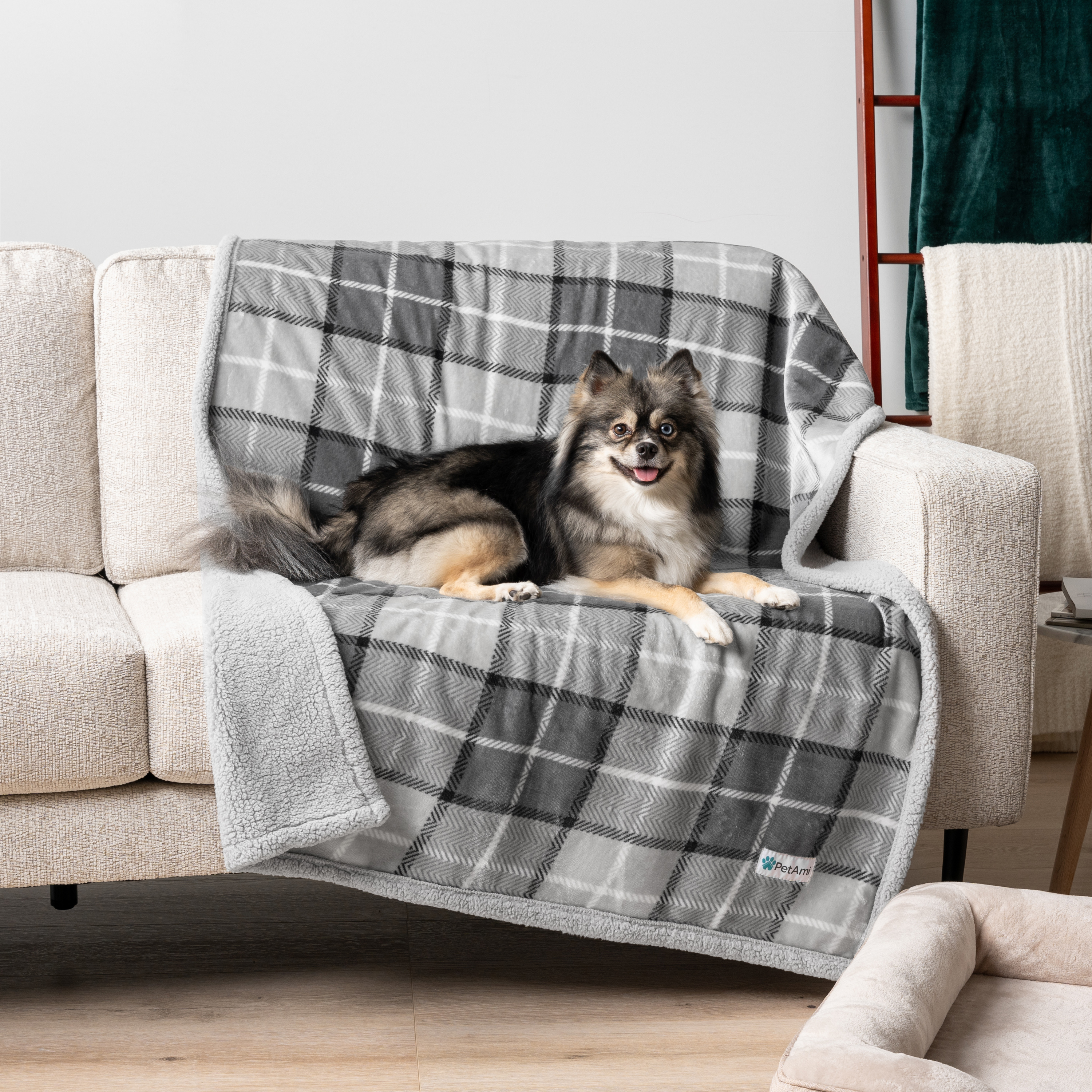 WASSERDICHTE Hundedecke für Haustierbett Couch Möbel Welpe Katze Sherpa Fleece weich - Bild 100 von 146