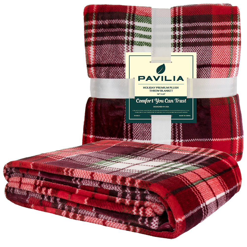 Throw Blanket for Sofa Couch Bed Lightweight Microfiber Polyester Waffle Pattern - Picture 40 of 190