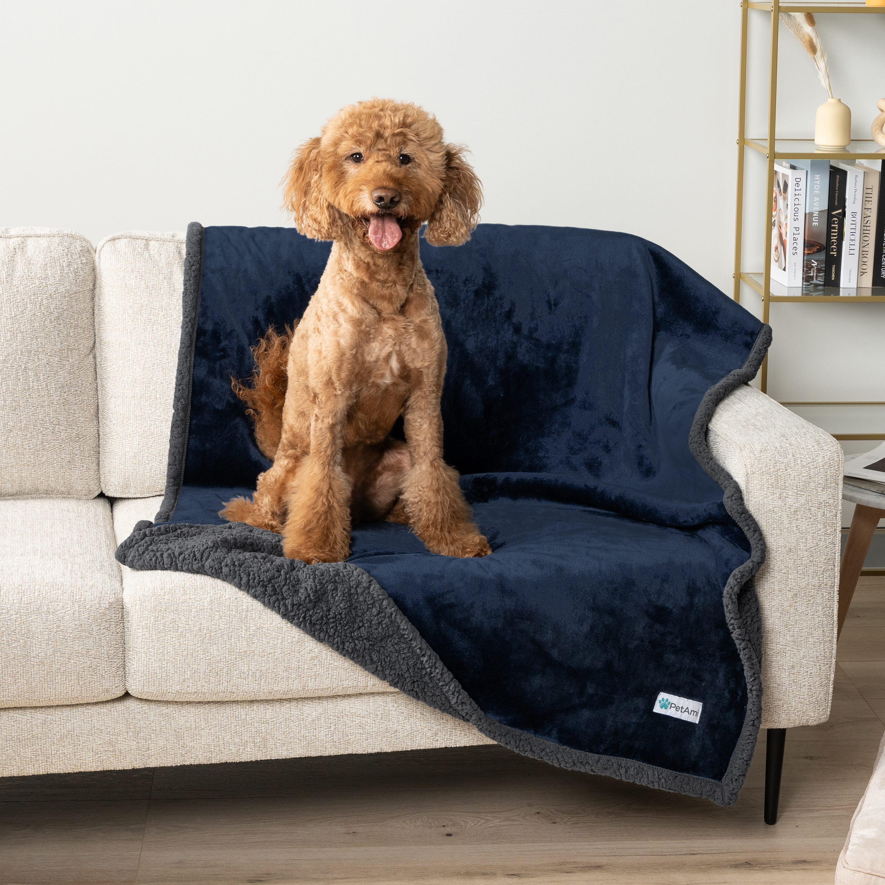WASSERDICHTE Hundedecke für Haustierbett Couch Möbel Welpe Katze Sherpa Fleece weich - Bild 73 von 146