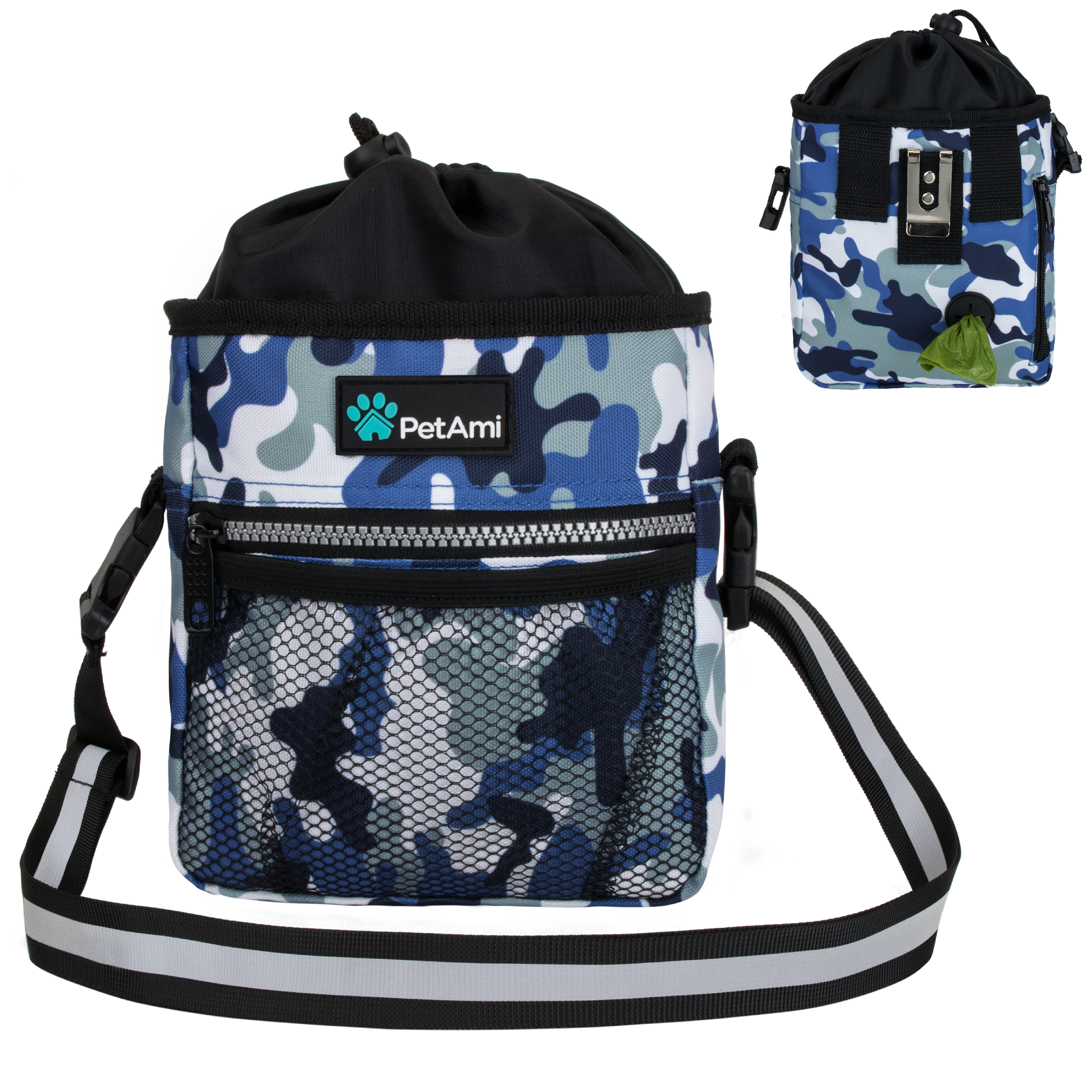 Pet Treat Pouch Training Dog Snack Feed Food Puppy Bait Obedience Waist Belt Bag - Picture 16 of 92
