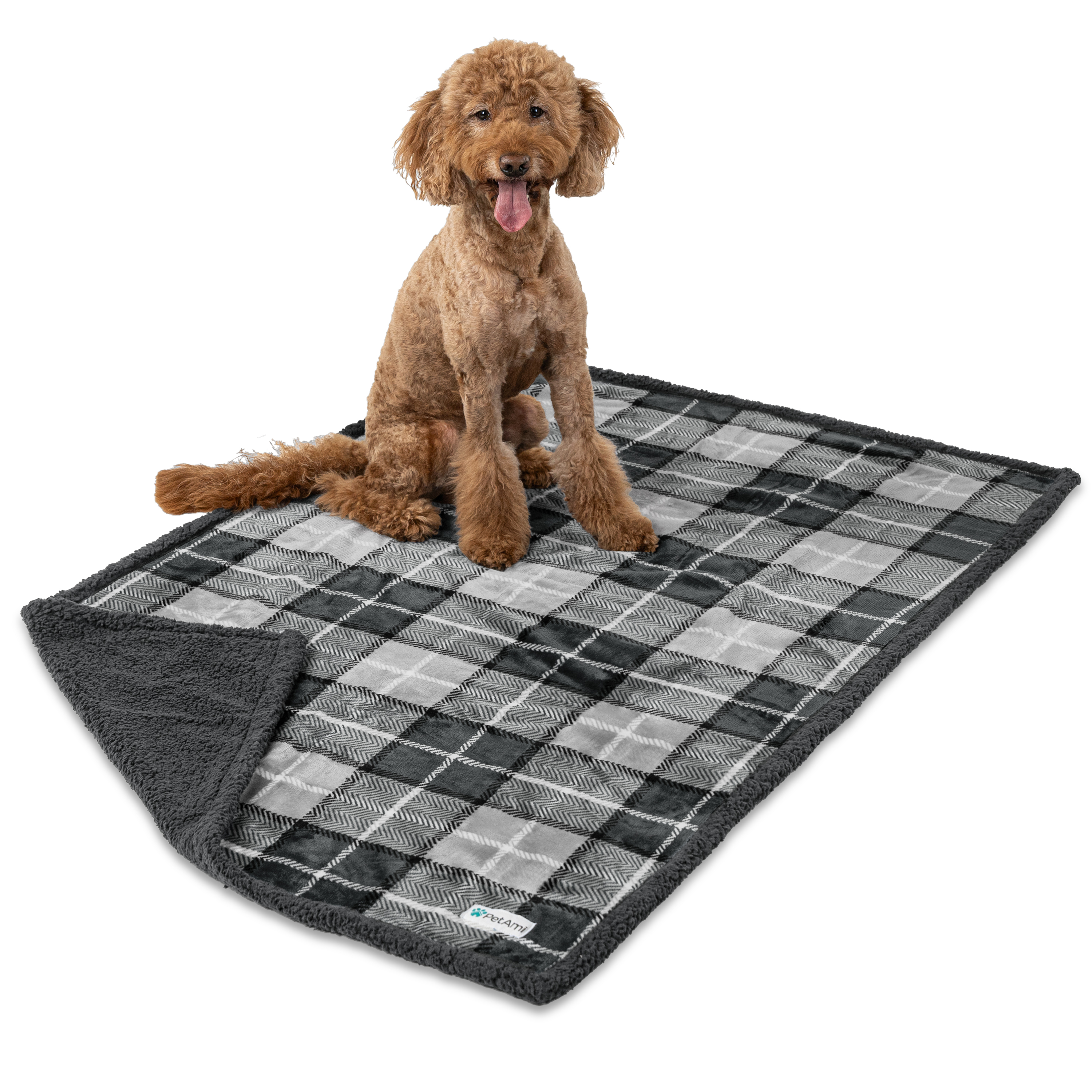 WASSERDICHTE Hundedecke für Haustierbett Couch Möbel Welpe Katze Sherpa Fleece weich - Bild 86 von 146