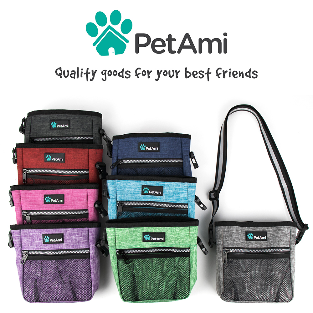Pet Treat Pouch Training Dog Snack Feed Food Puppy Bait Obedience Waist Belt Bag - Picture 43 of 92